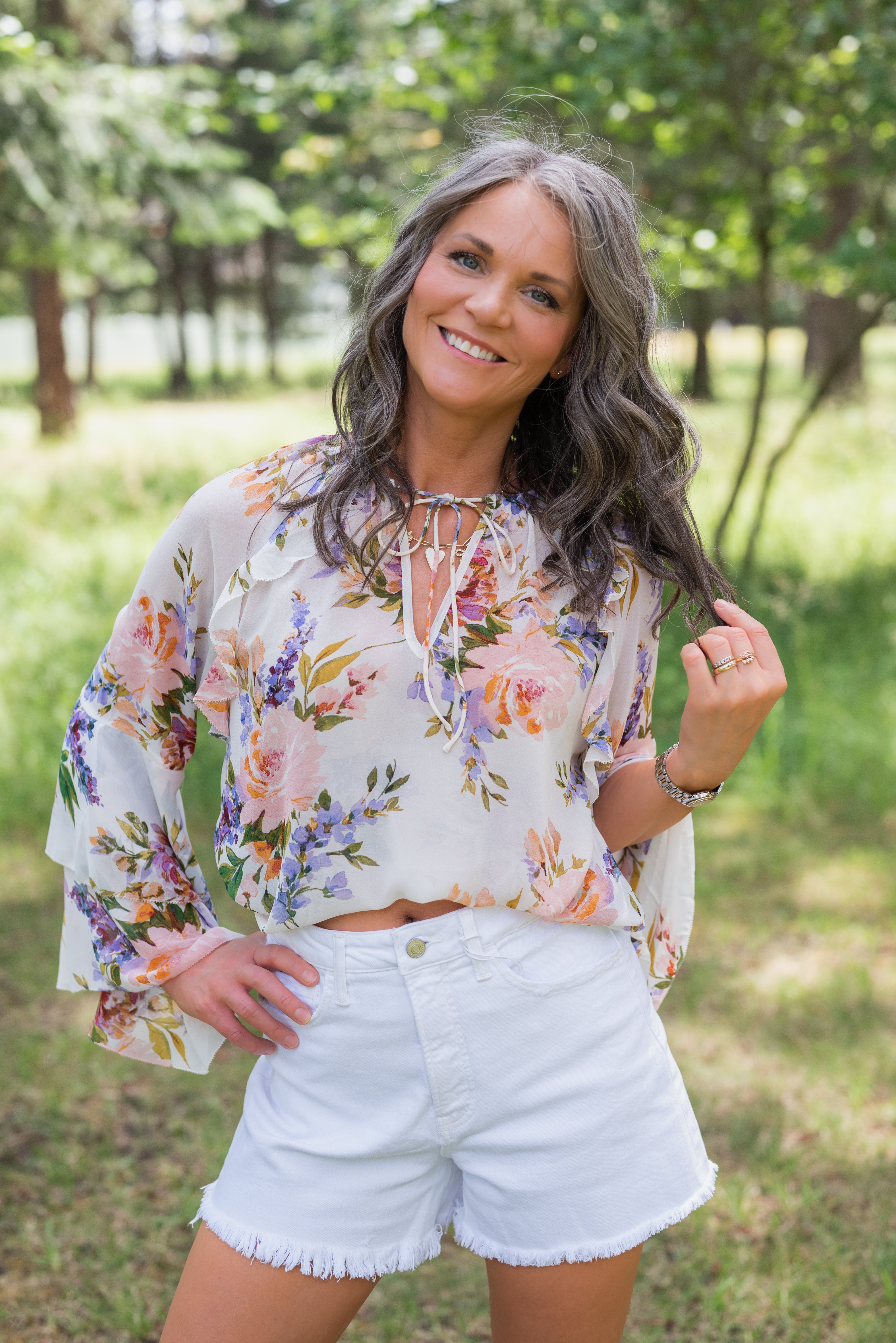 ROBYN BELL SLV BLOUSE
