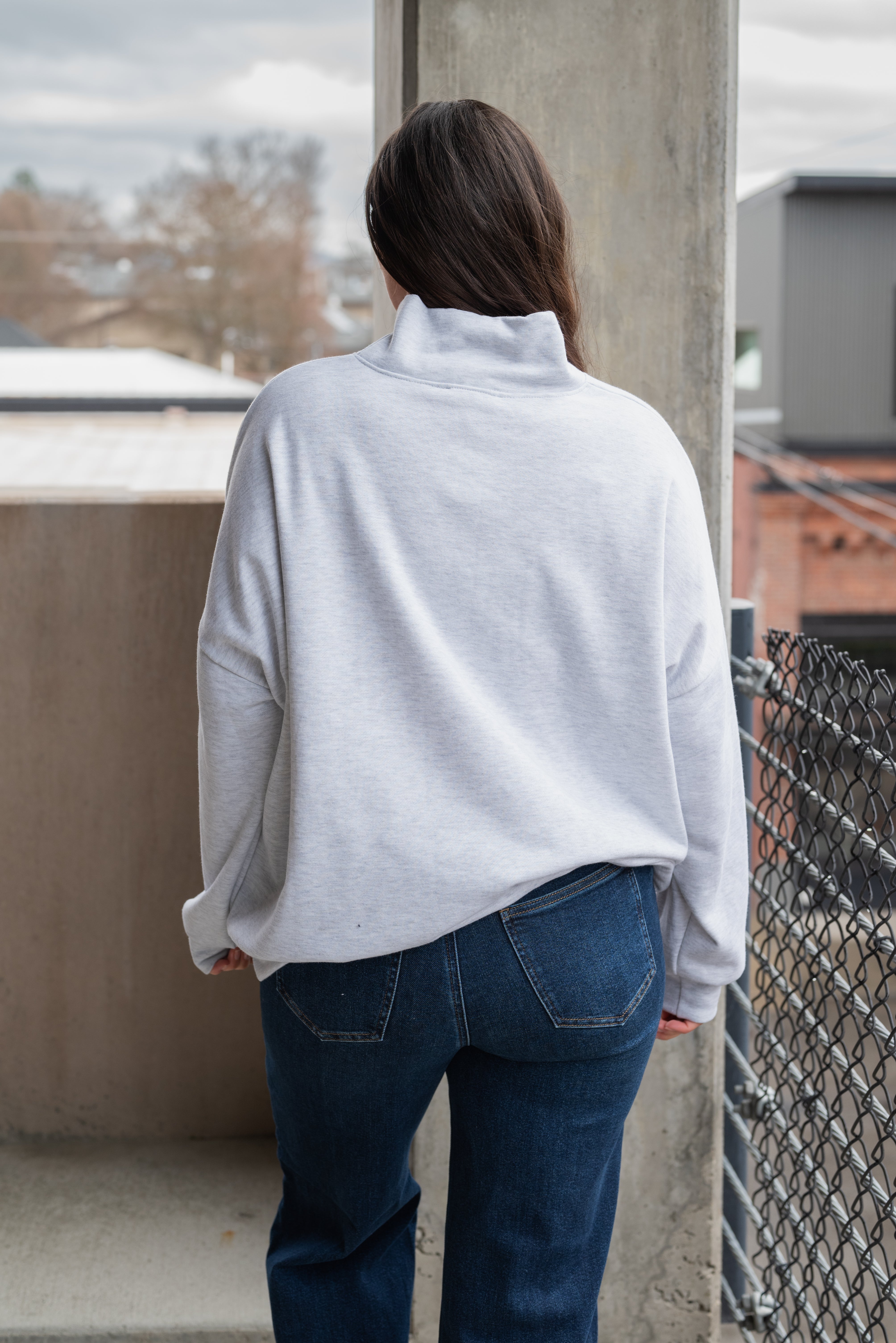 TEAGAN MOCKNECK SWEATSHIRT