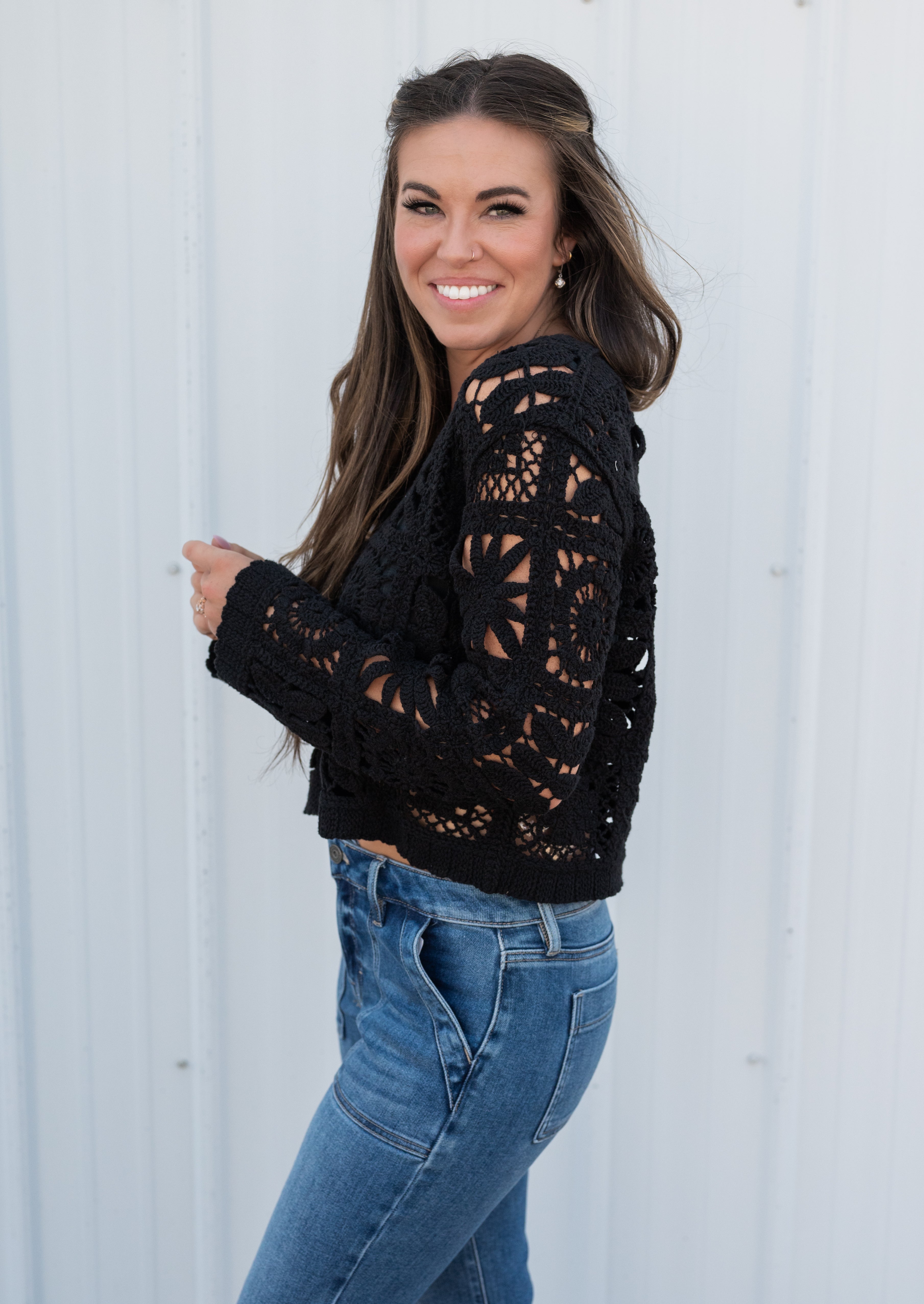 CHANTAL CROCHET CARDIGAN