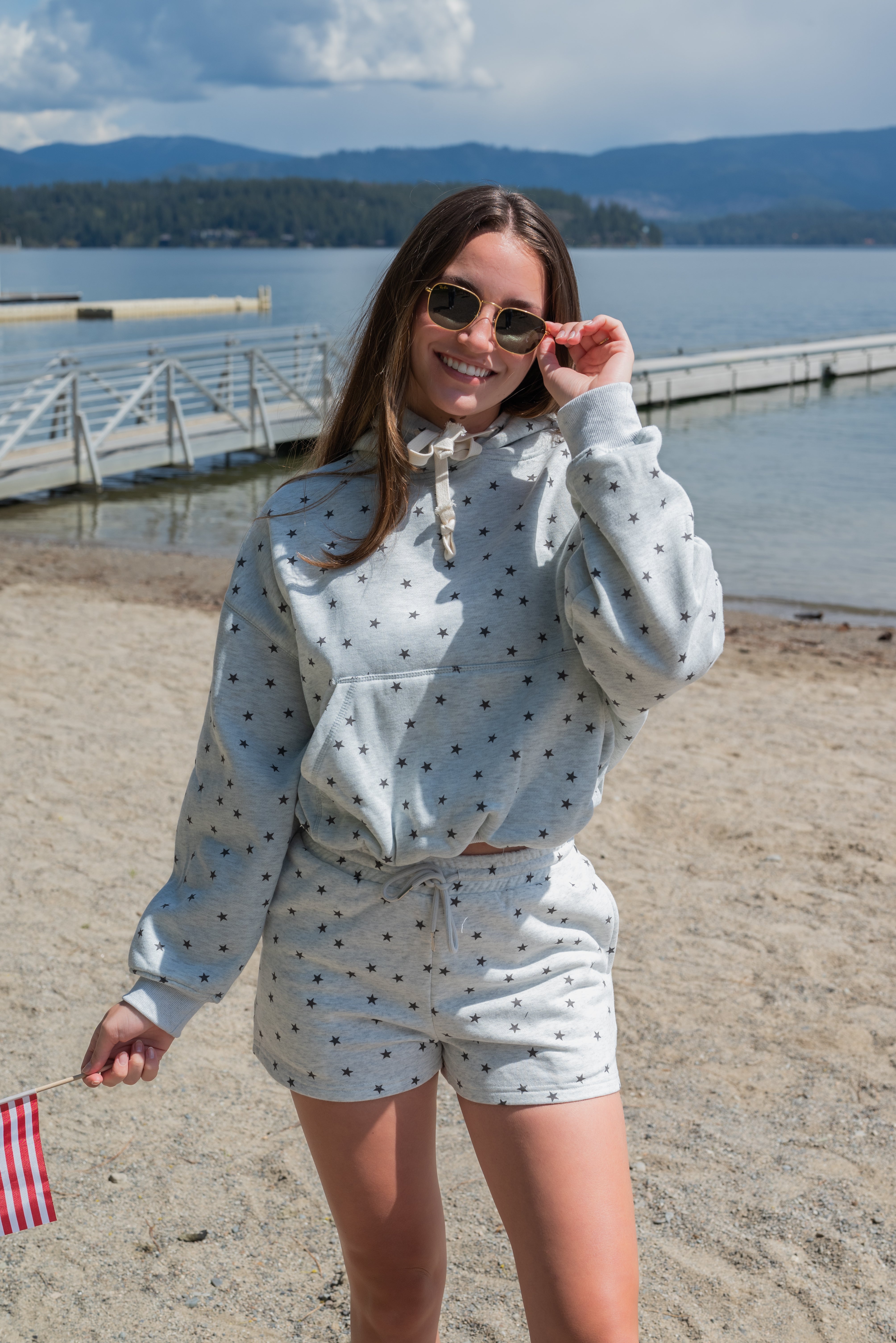USA POLKA SHORTS
