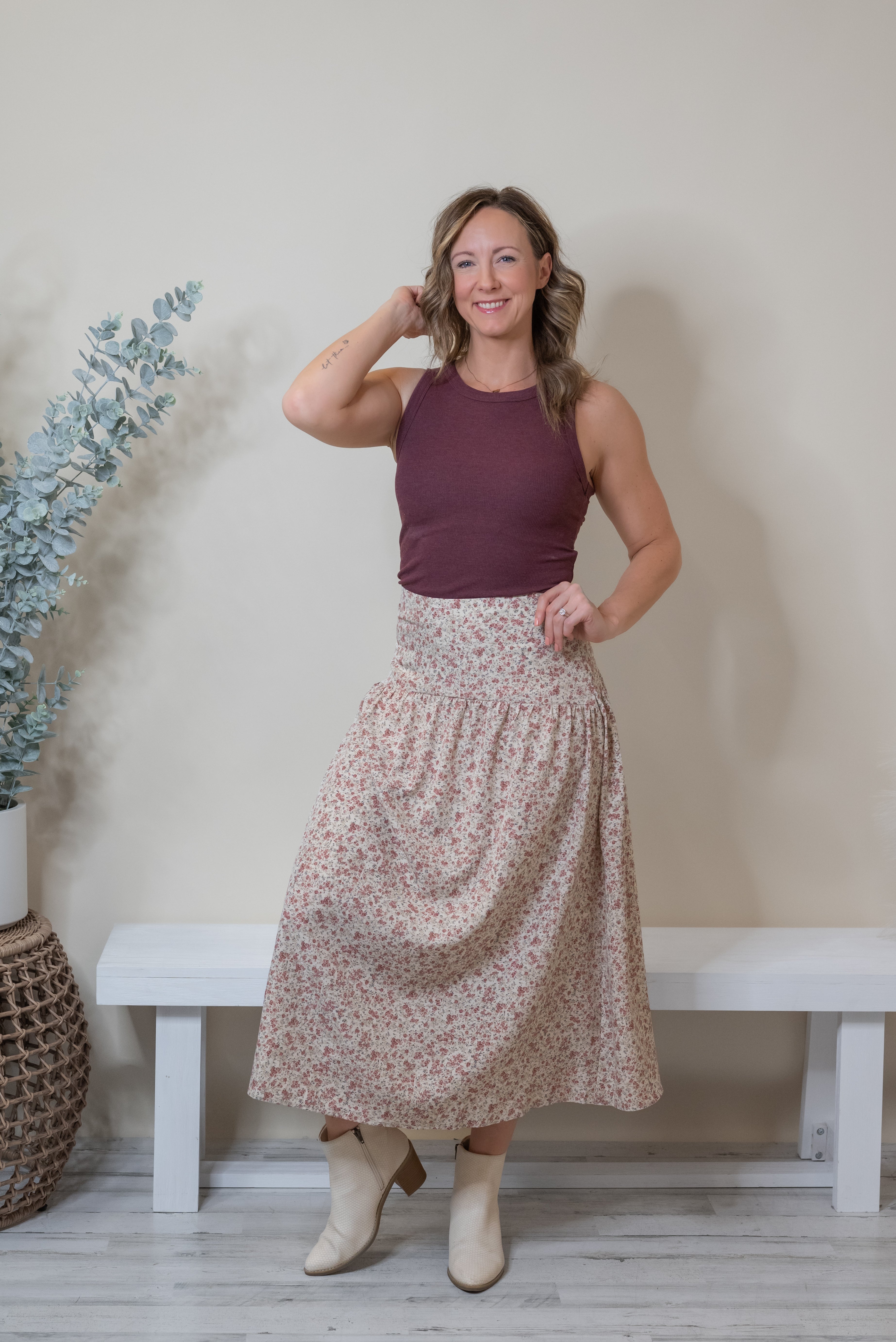 POSY FLORAL SKIRT