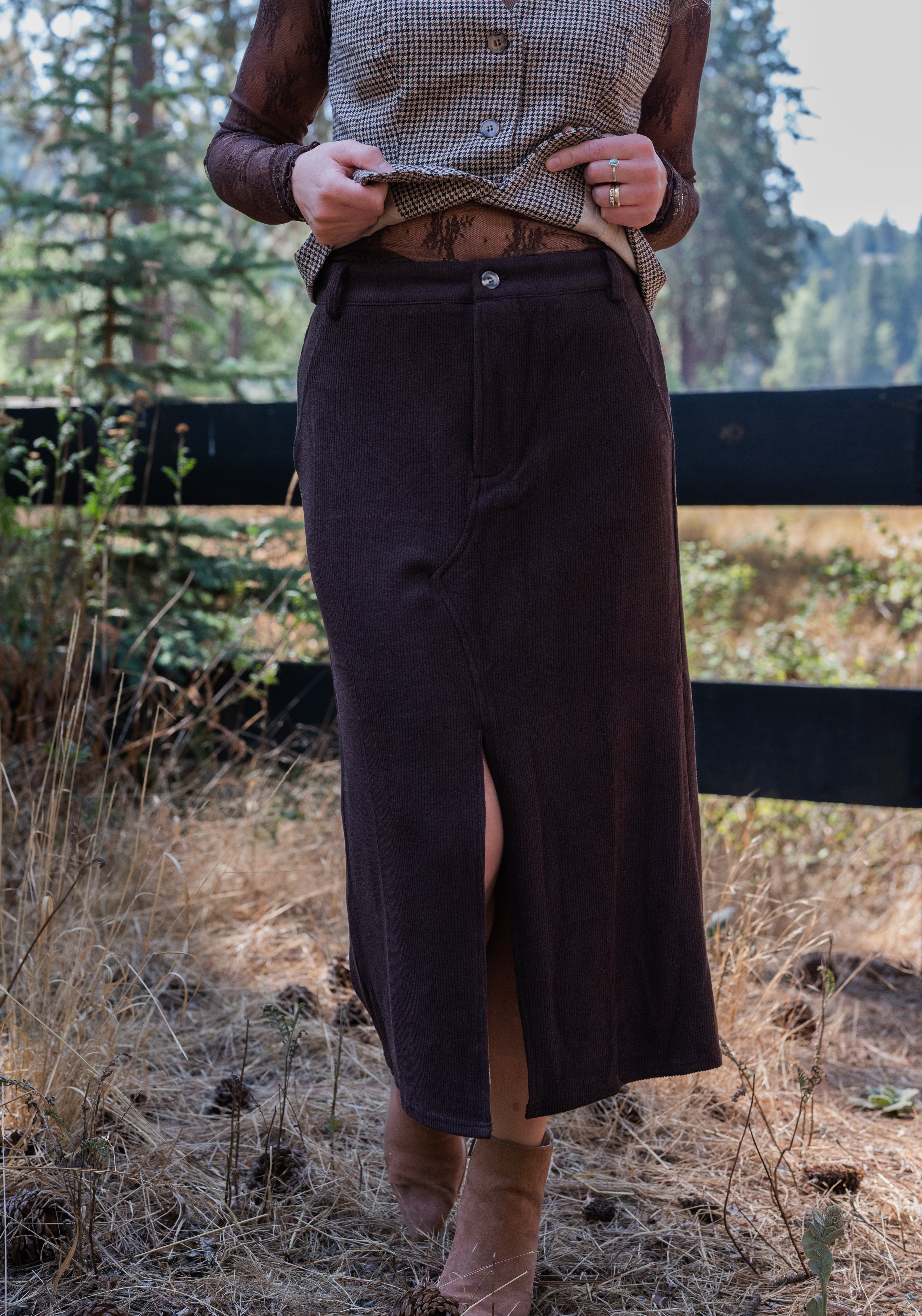 KELLEN CORDUROY SKIRT