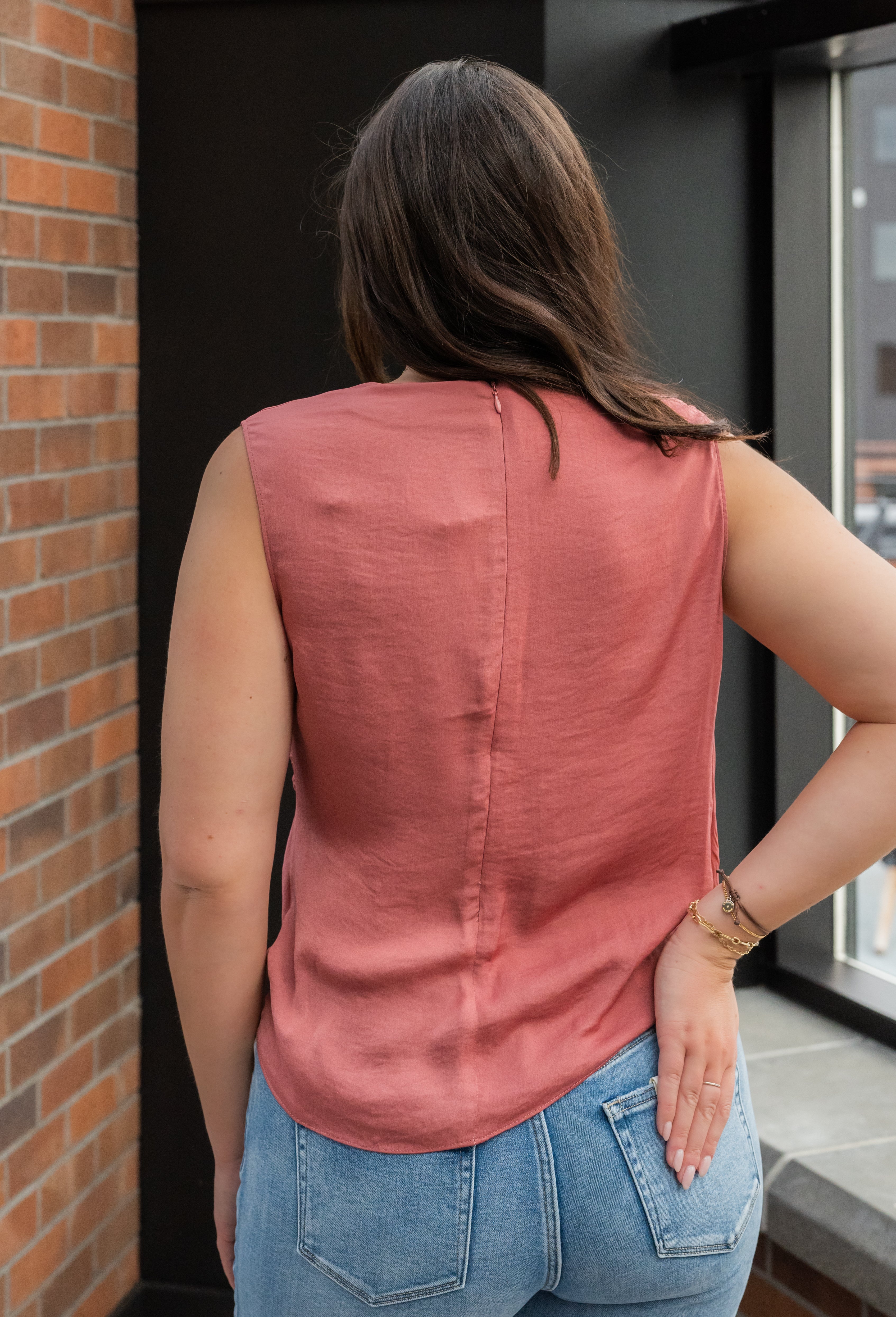 MATTIE SATIN TANK