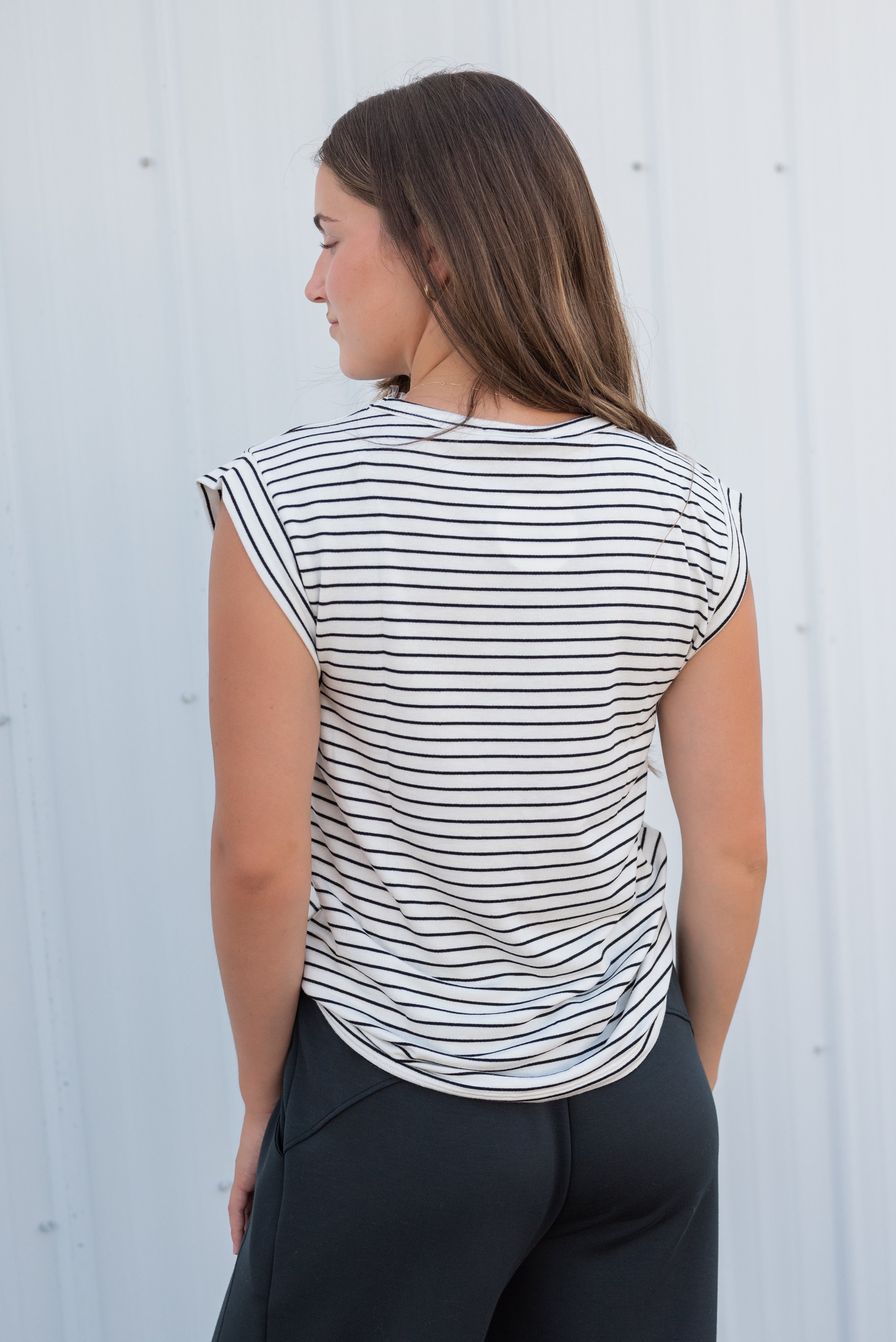 JERRIE STRIPE TOP
