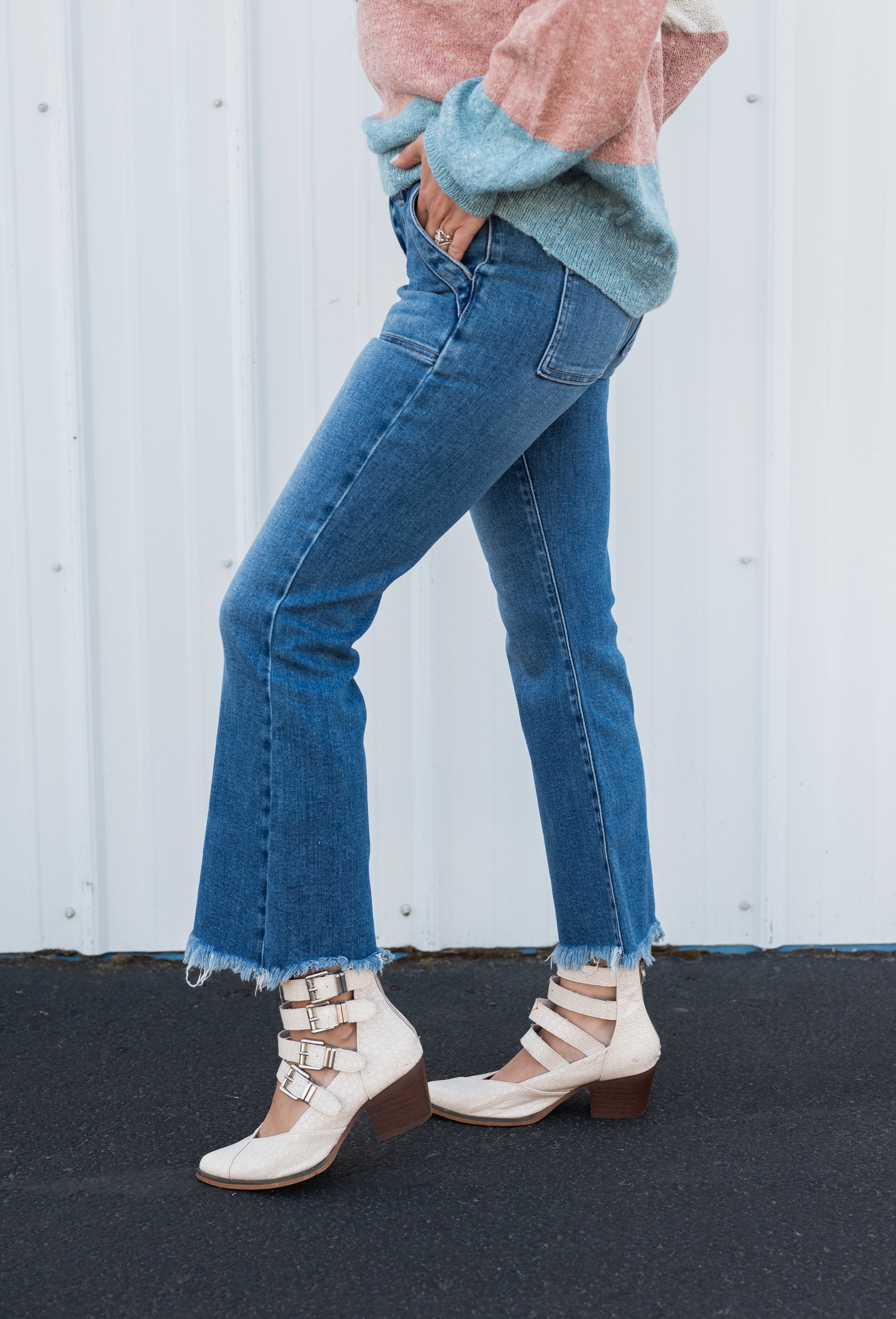 TERESA CARGO CROPPED FLARE