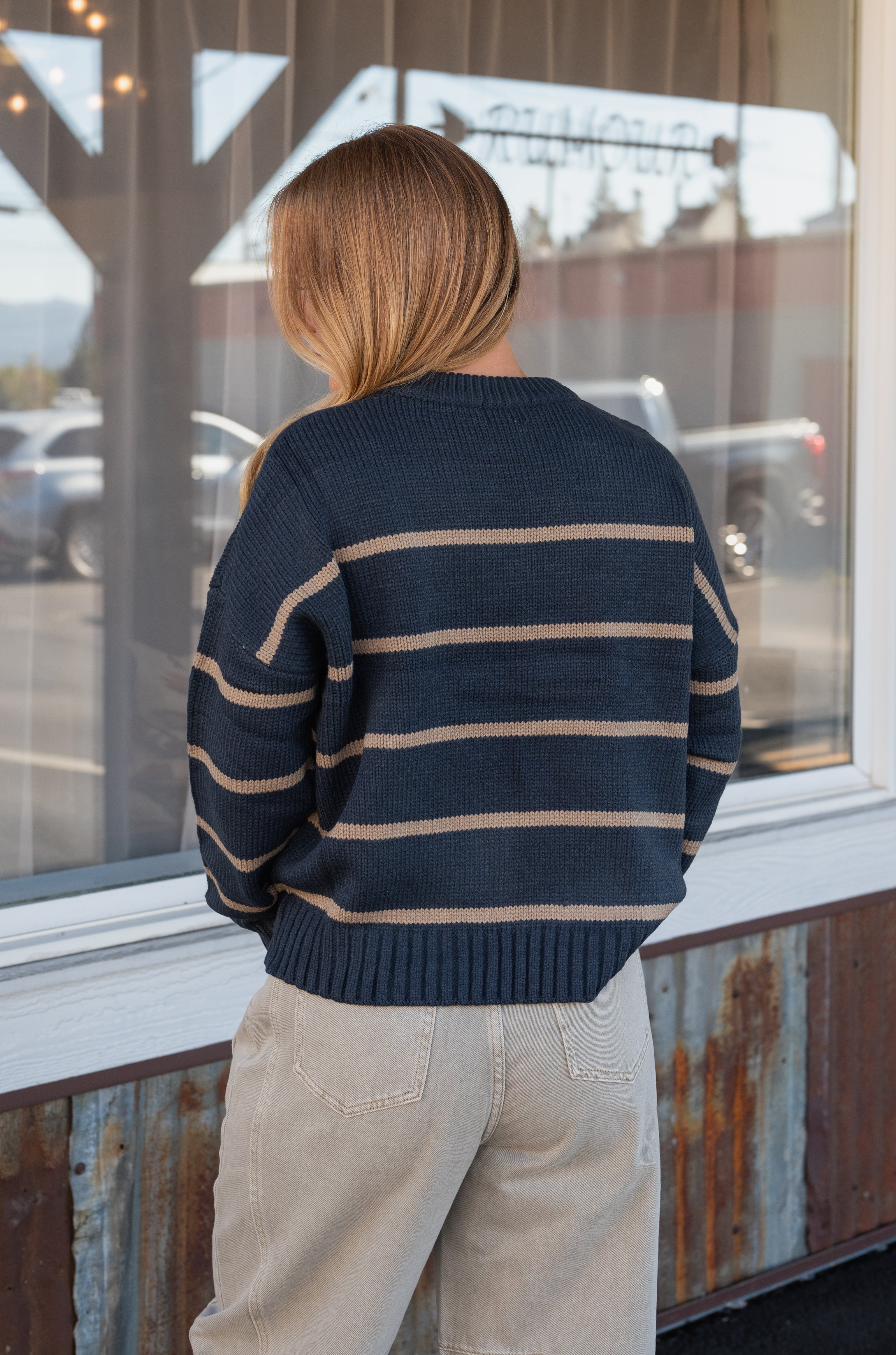 AMY STRIPE SWEATER