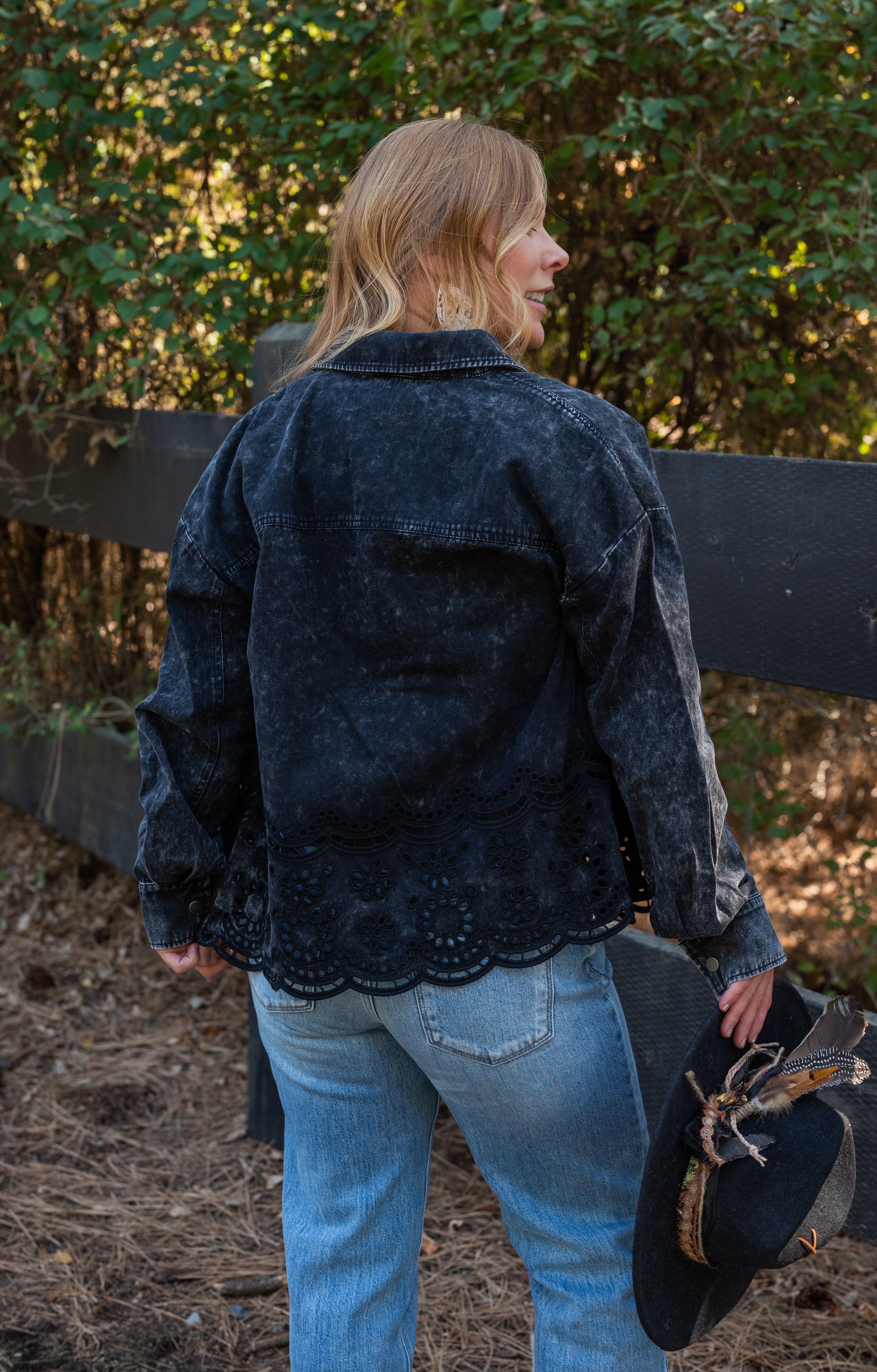 LYDIE EYELET JACKET