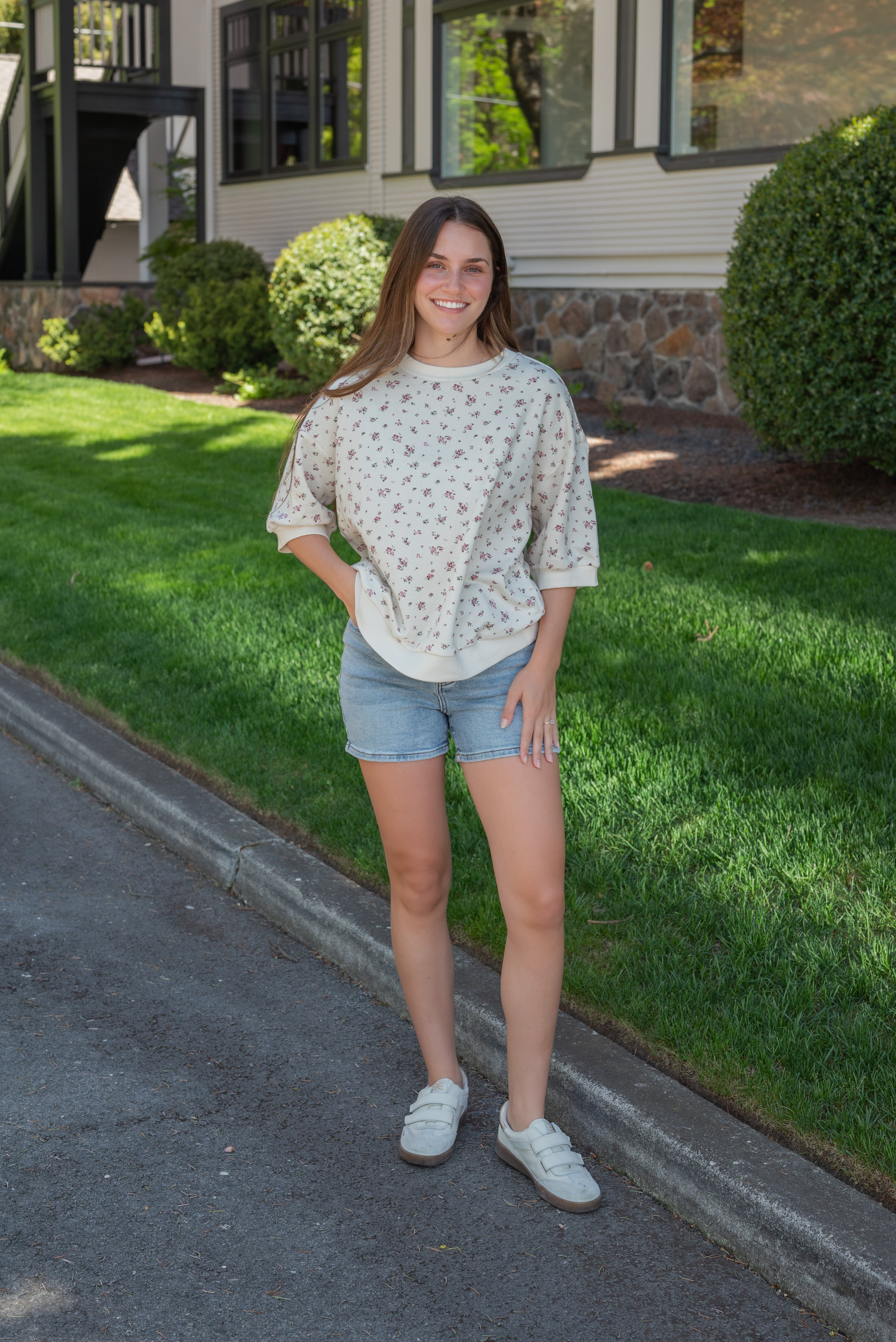 JANE FLORAL TOP