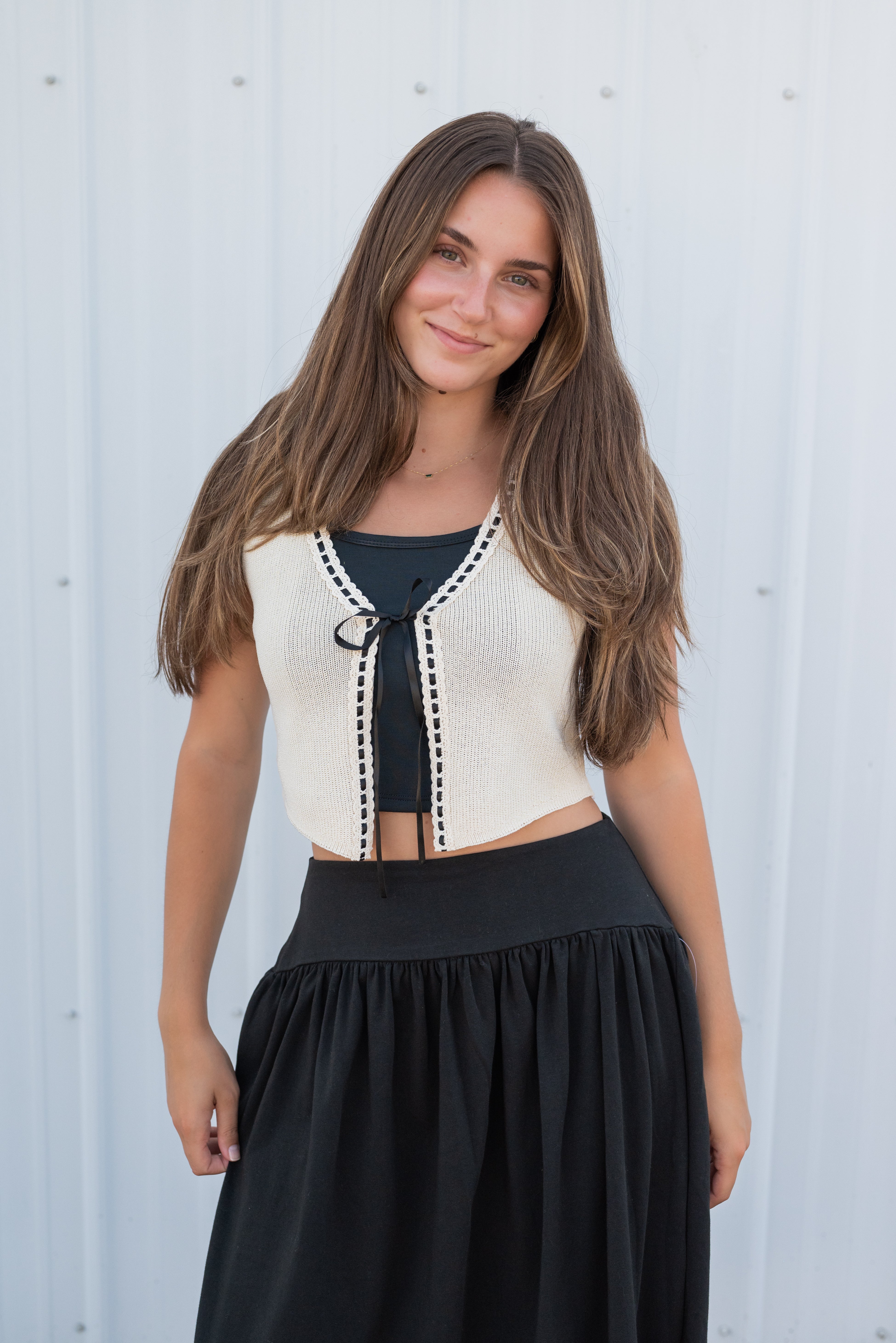 SHEILA RIBBON VEST