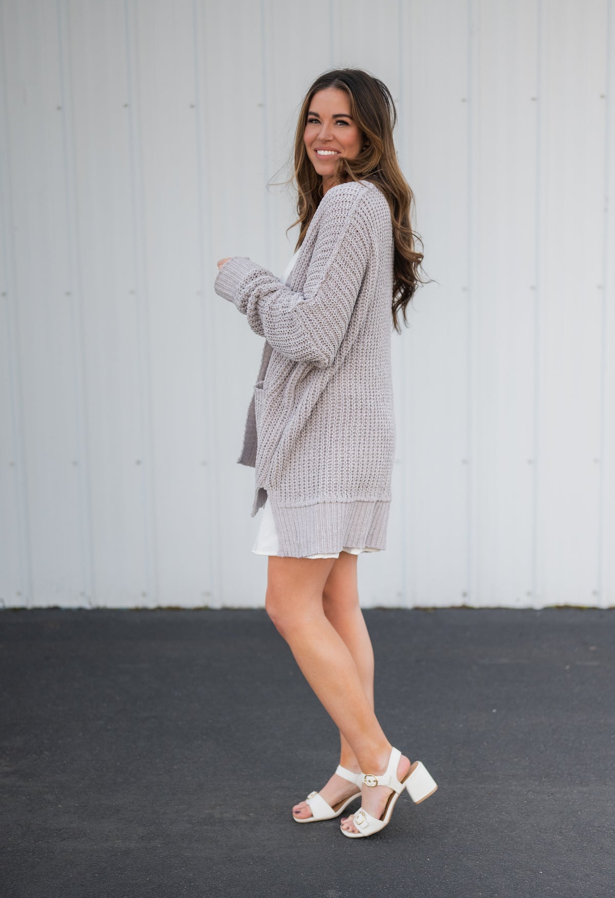PANSY CHENILLE CARDIGAN