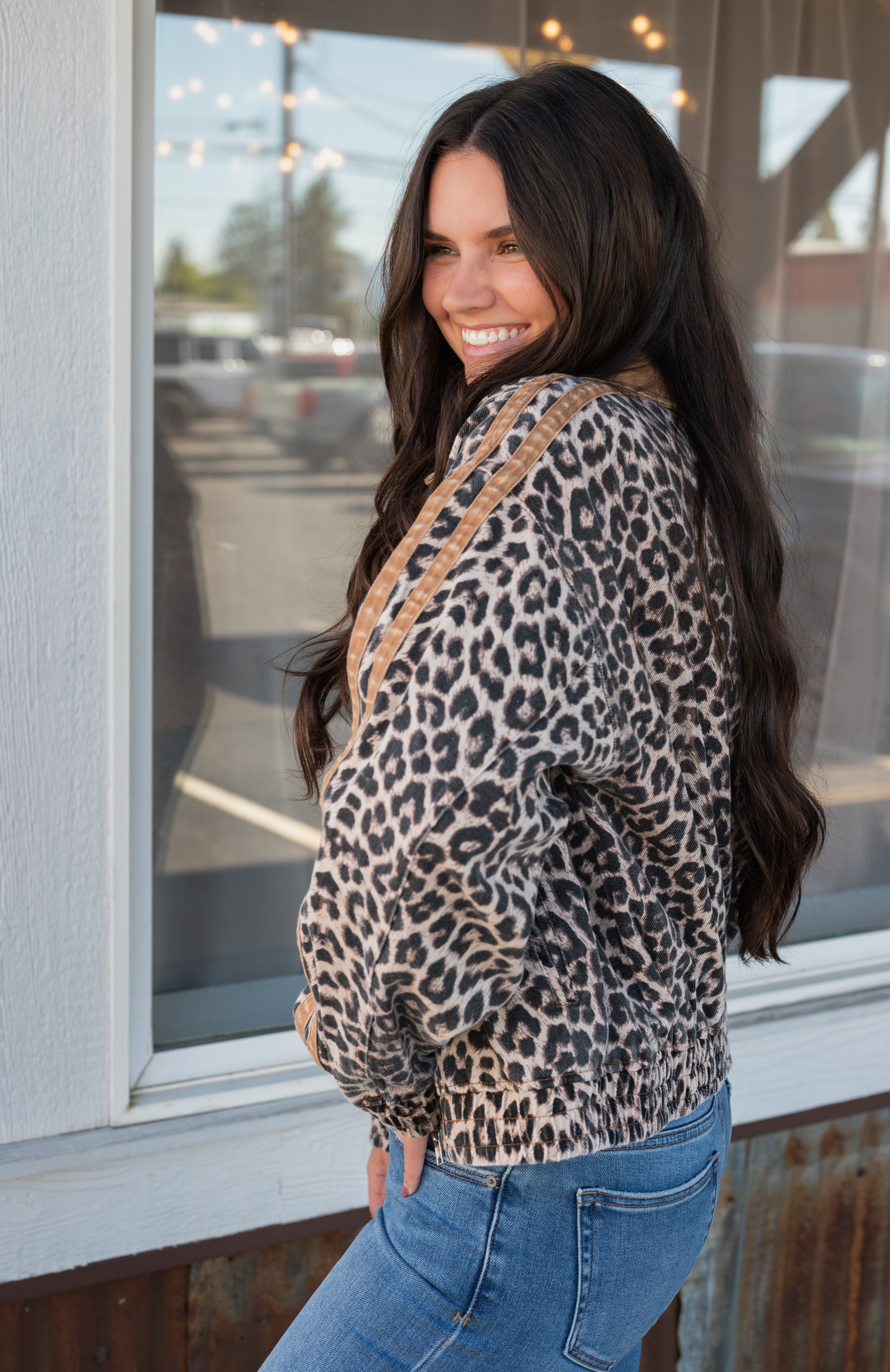 ZOEY LEOPARD JACKET
