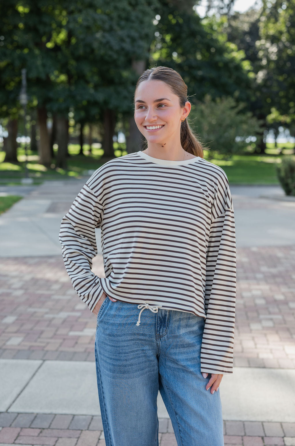JIMMIE STRIPE TOP