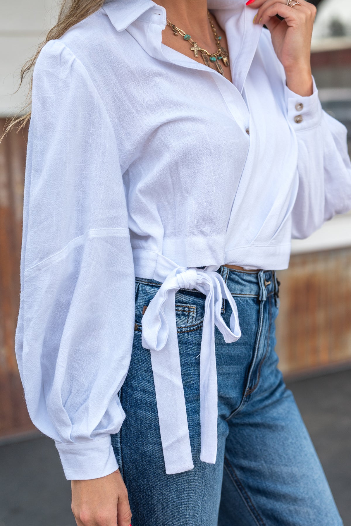 HANNE SHIRT W/ TIE