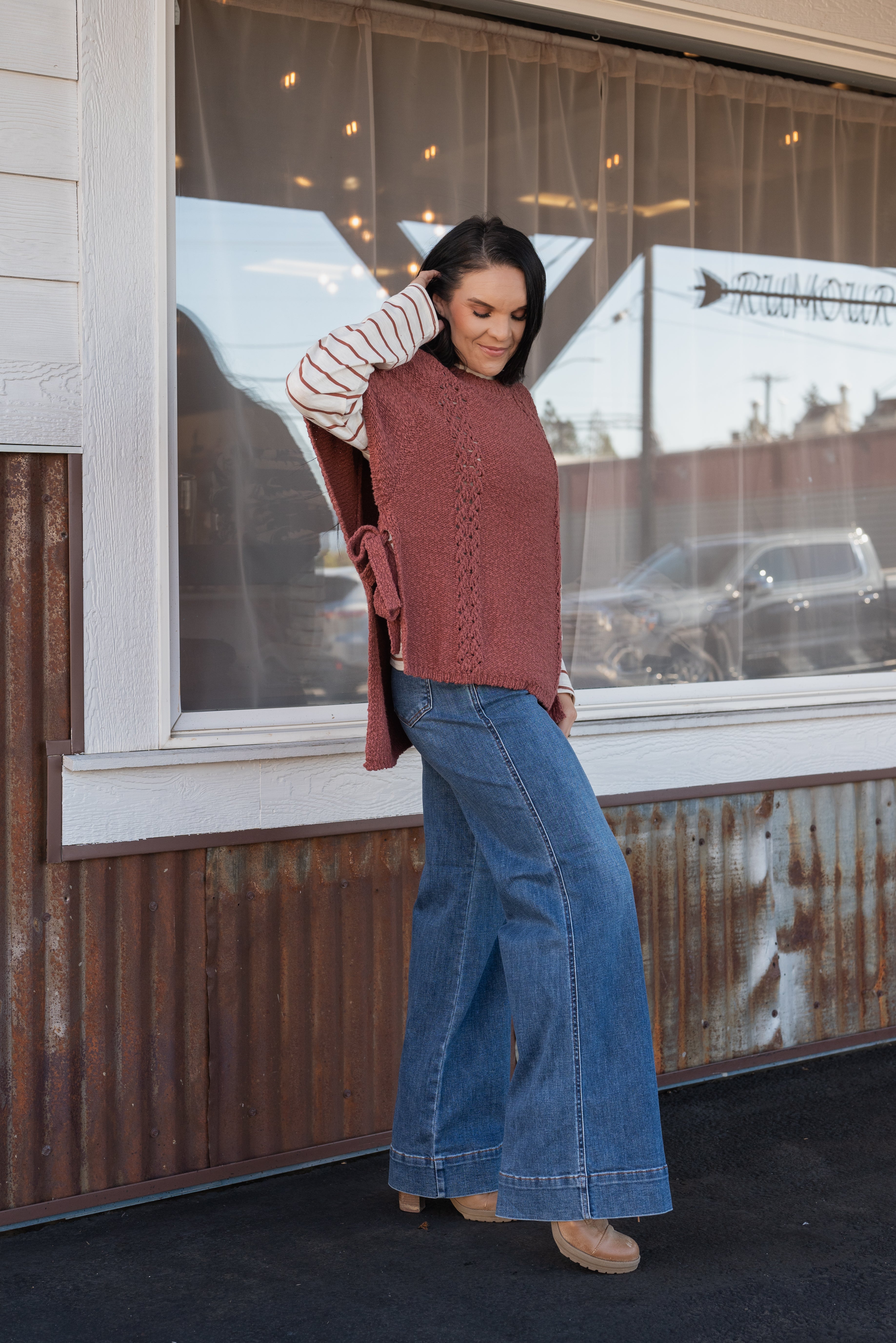 WATTS SWEATER PONCHO