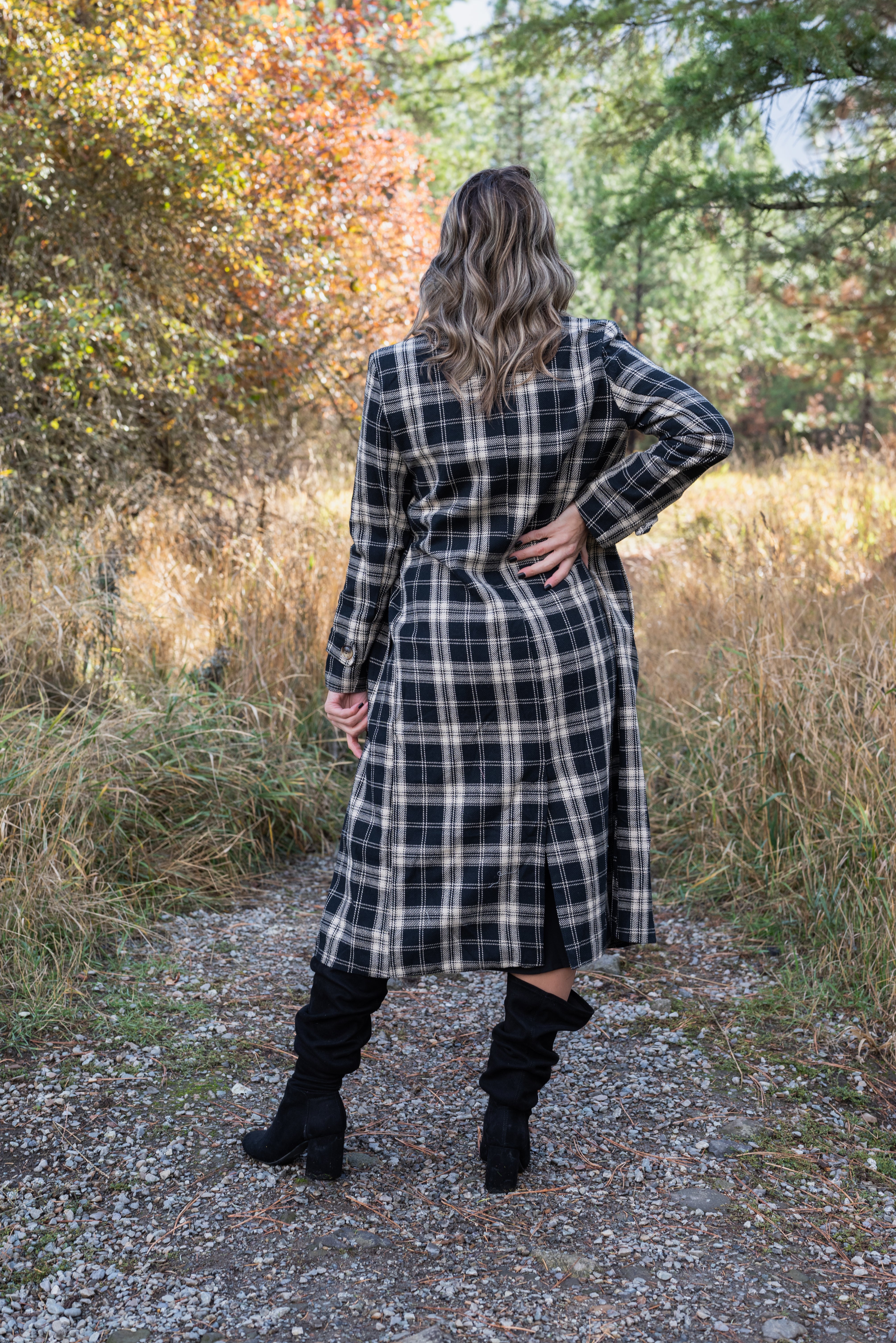 WIDE AWAKE PLAID COAT