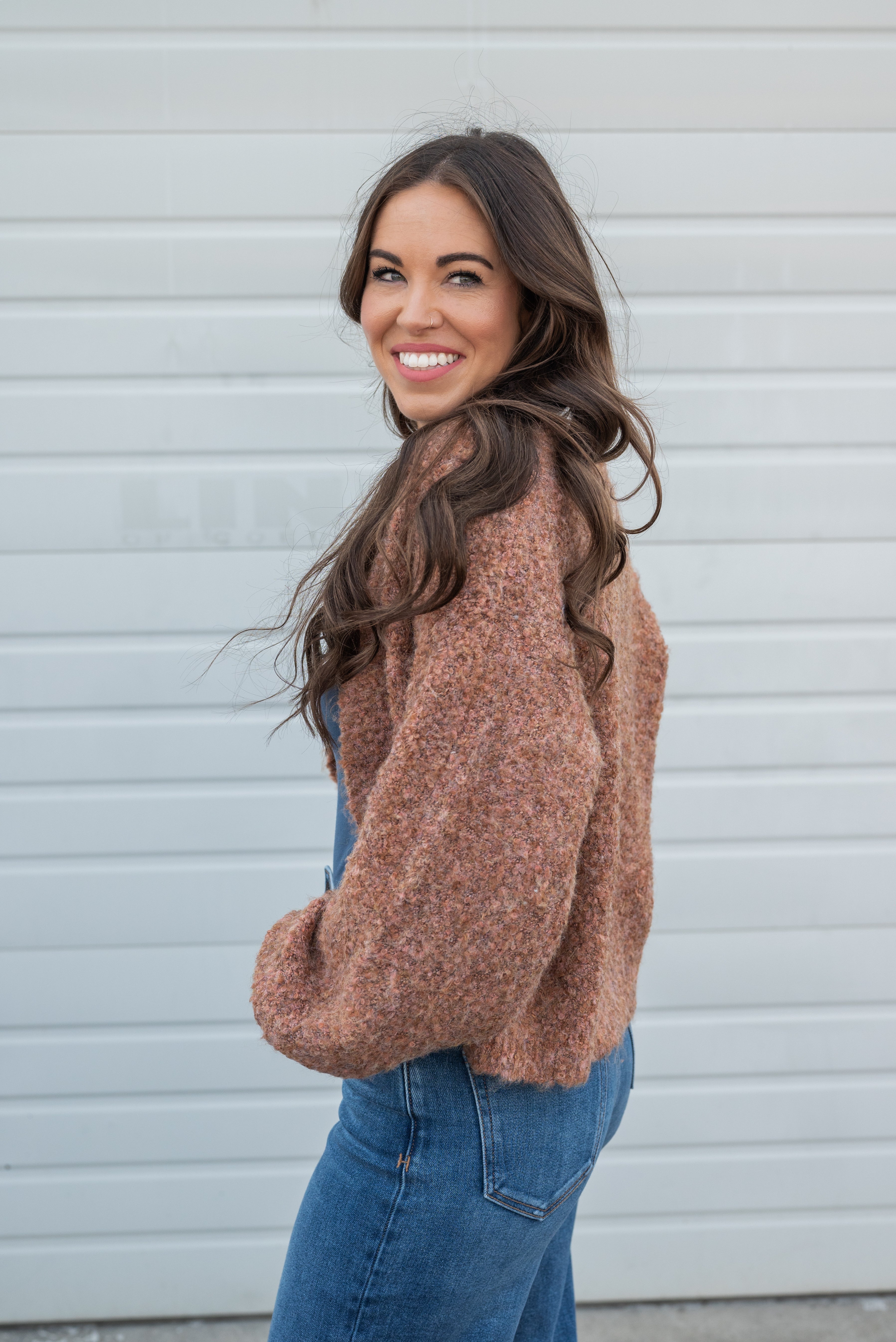 MAREN BOUCLE SWEATER