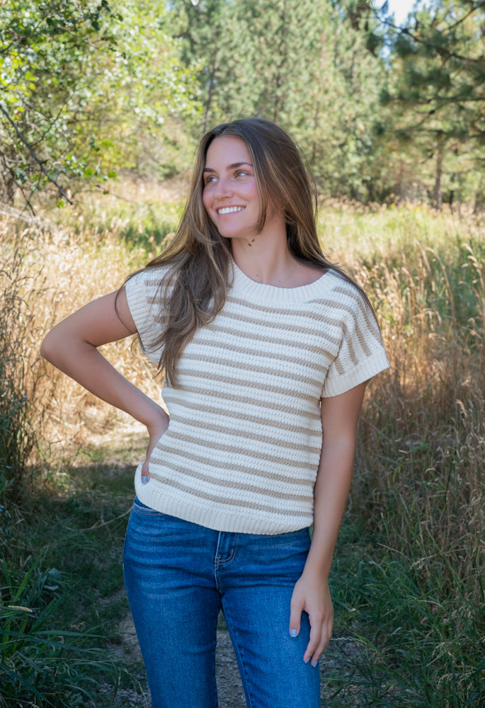 ISABEL STRIPE TOP