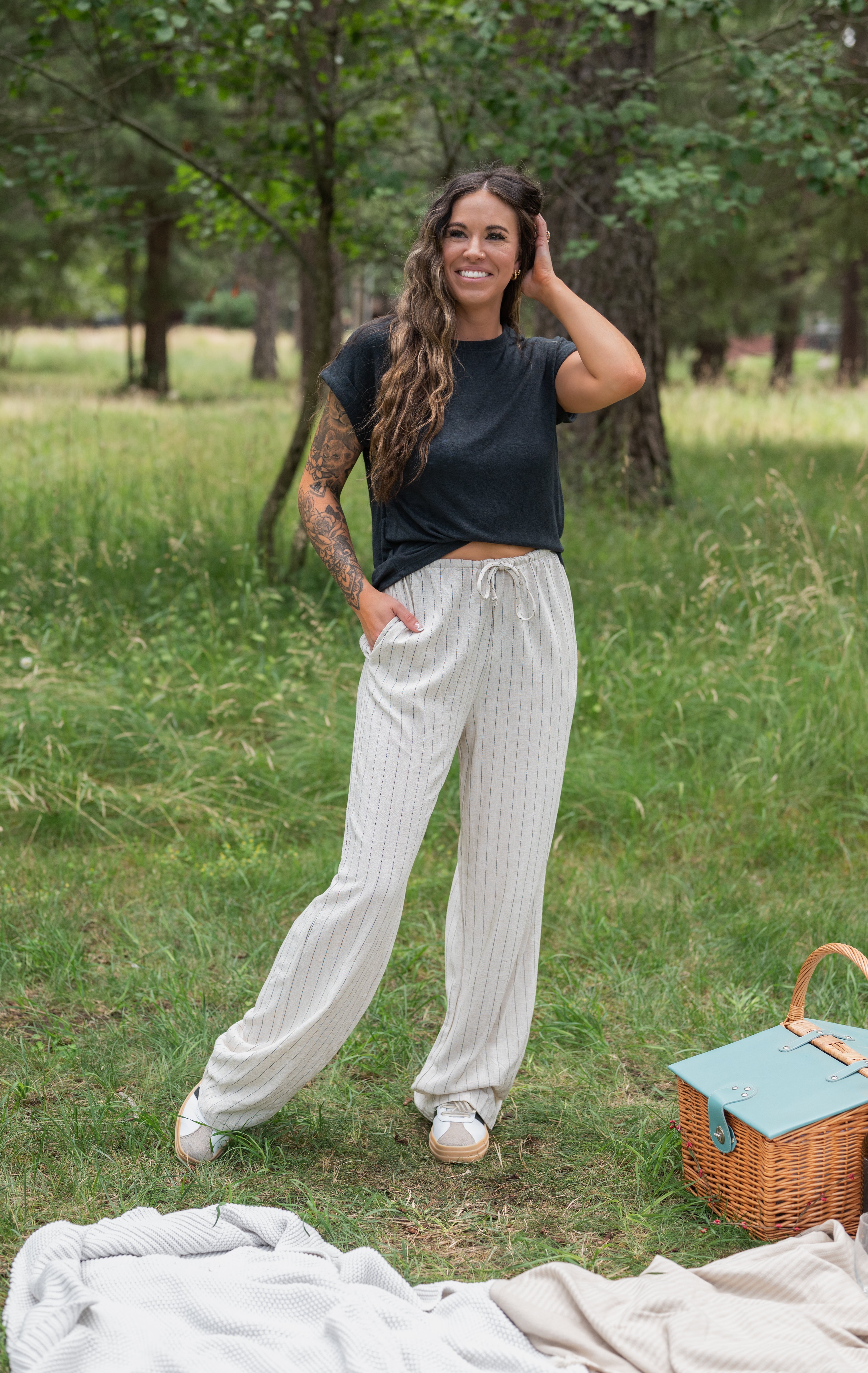 VERONICA STRIPE PANT