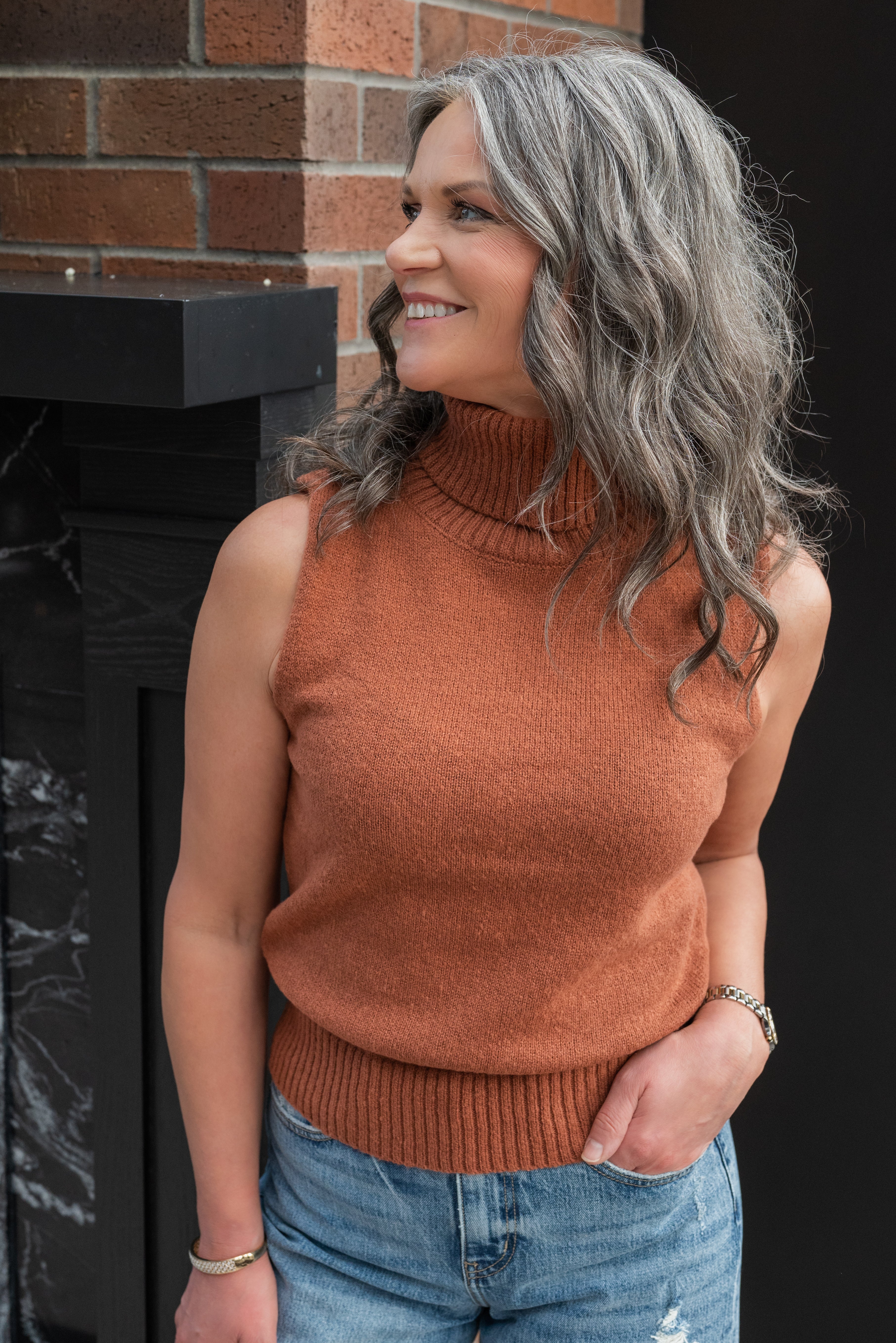 CARMEN TURTLENECK TANK