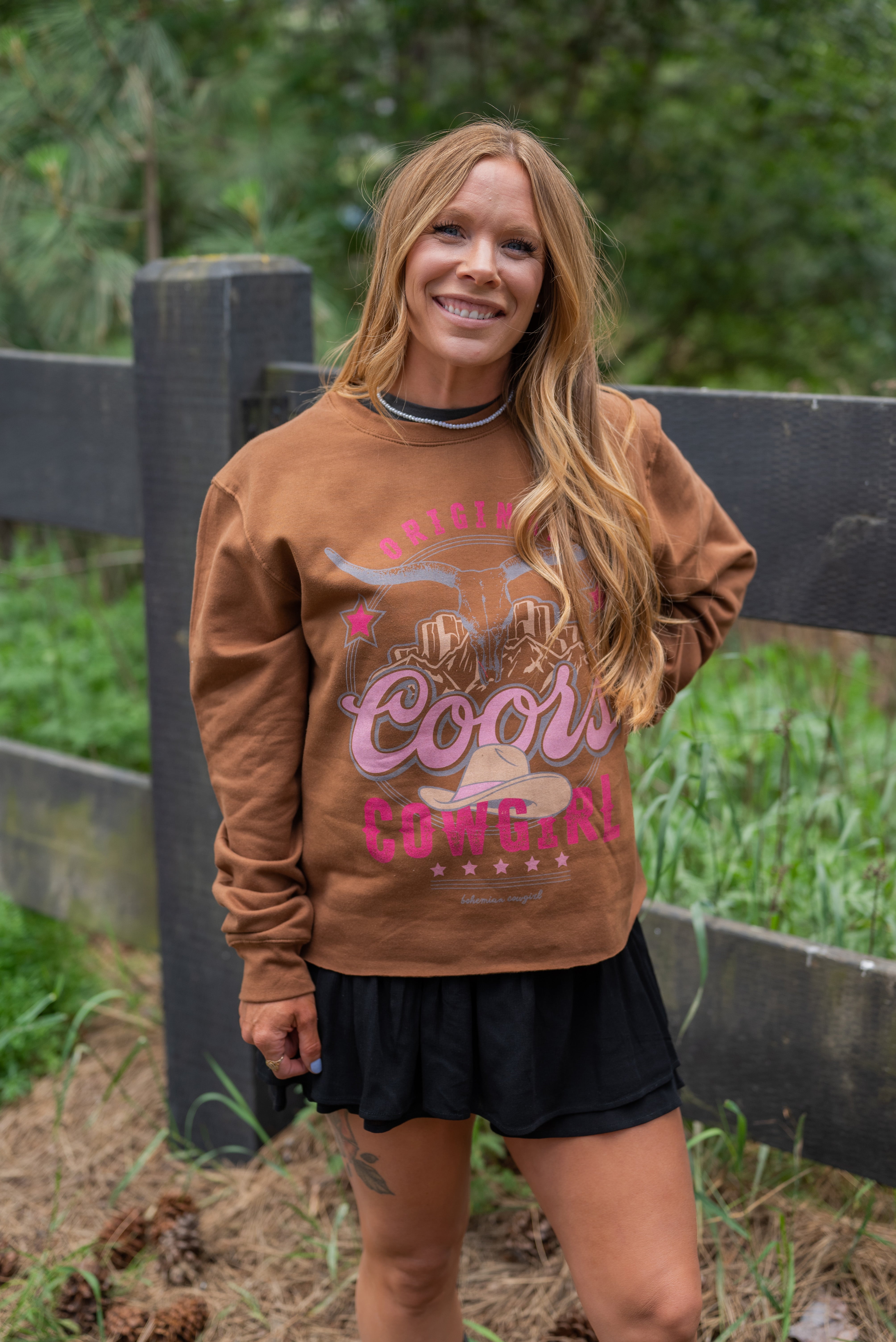 COORS COWGIRL SWEATSHIRT