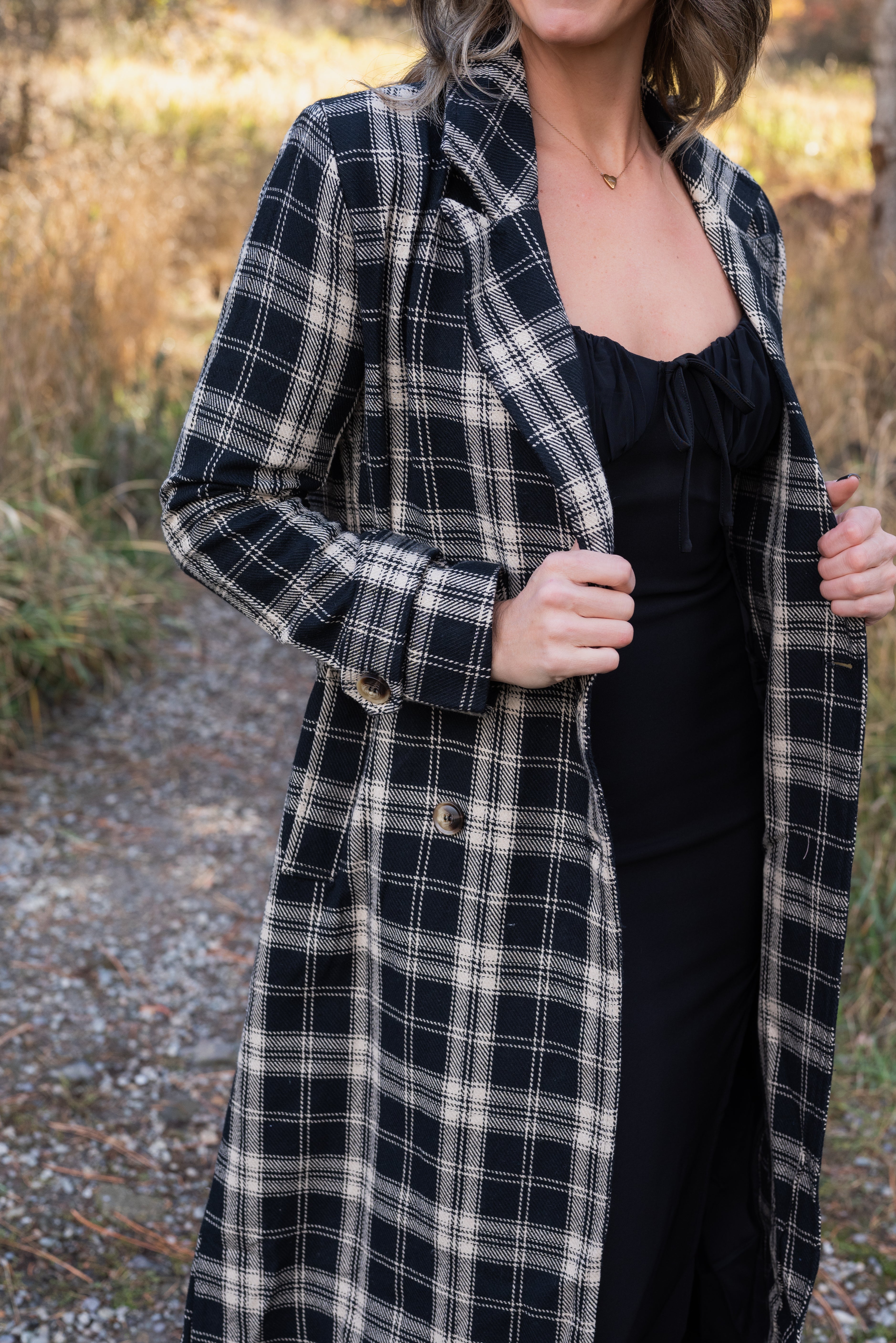 WIDE AWAKE PLAID COAT