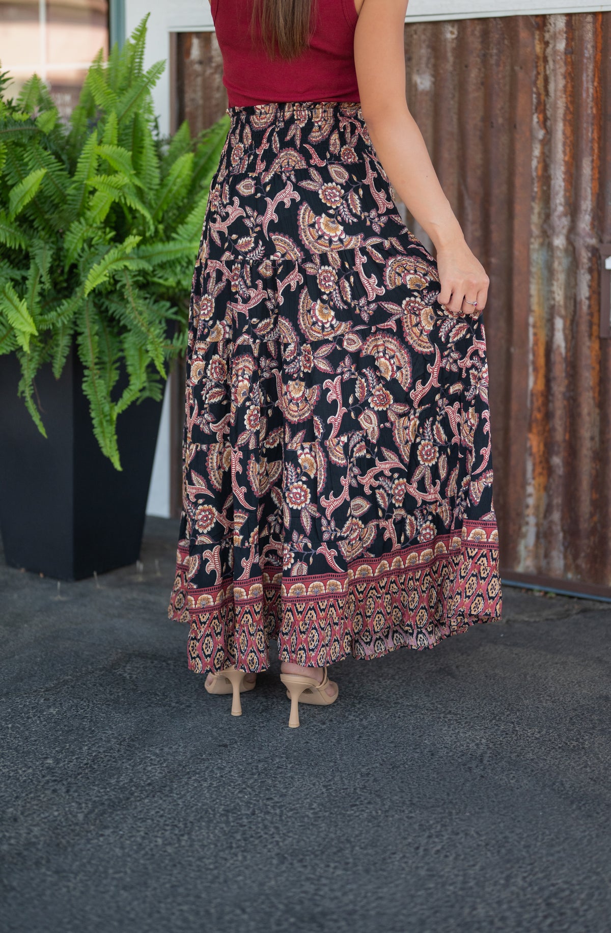 EMERSON TIERED SKIRT