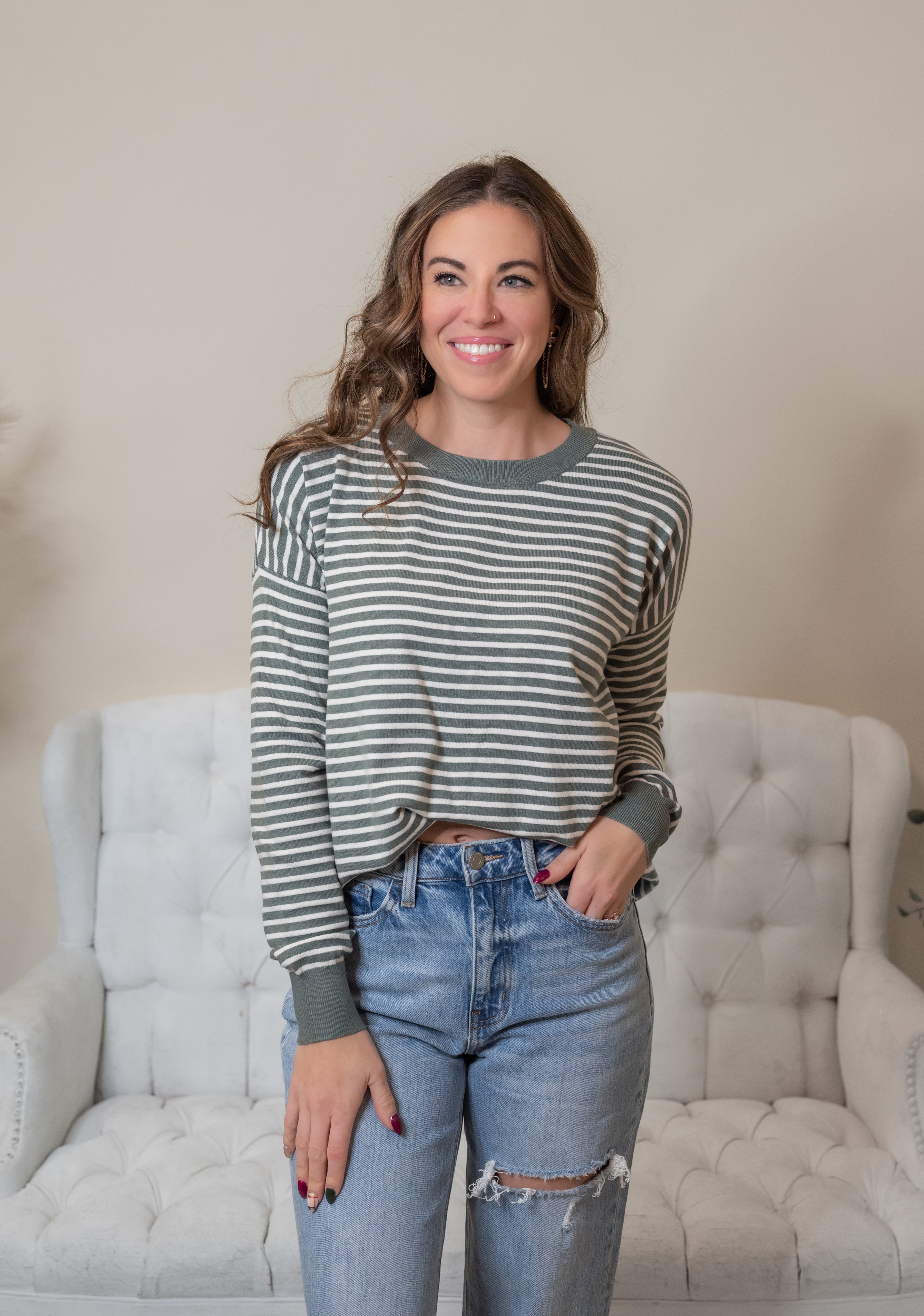 HEIDI STRIPE SWEATER