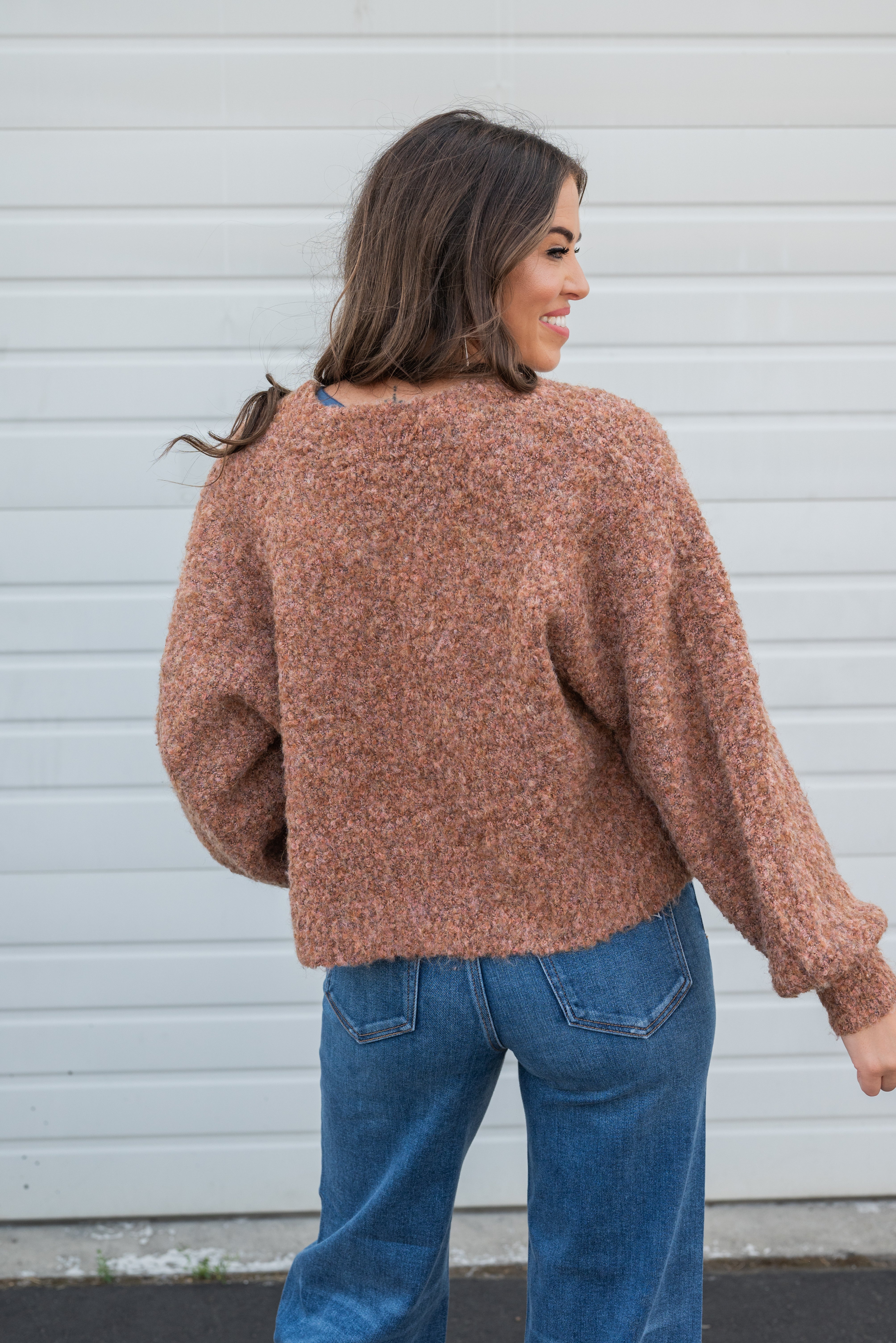 MAREN BOUCLE SWEATER
