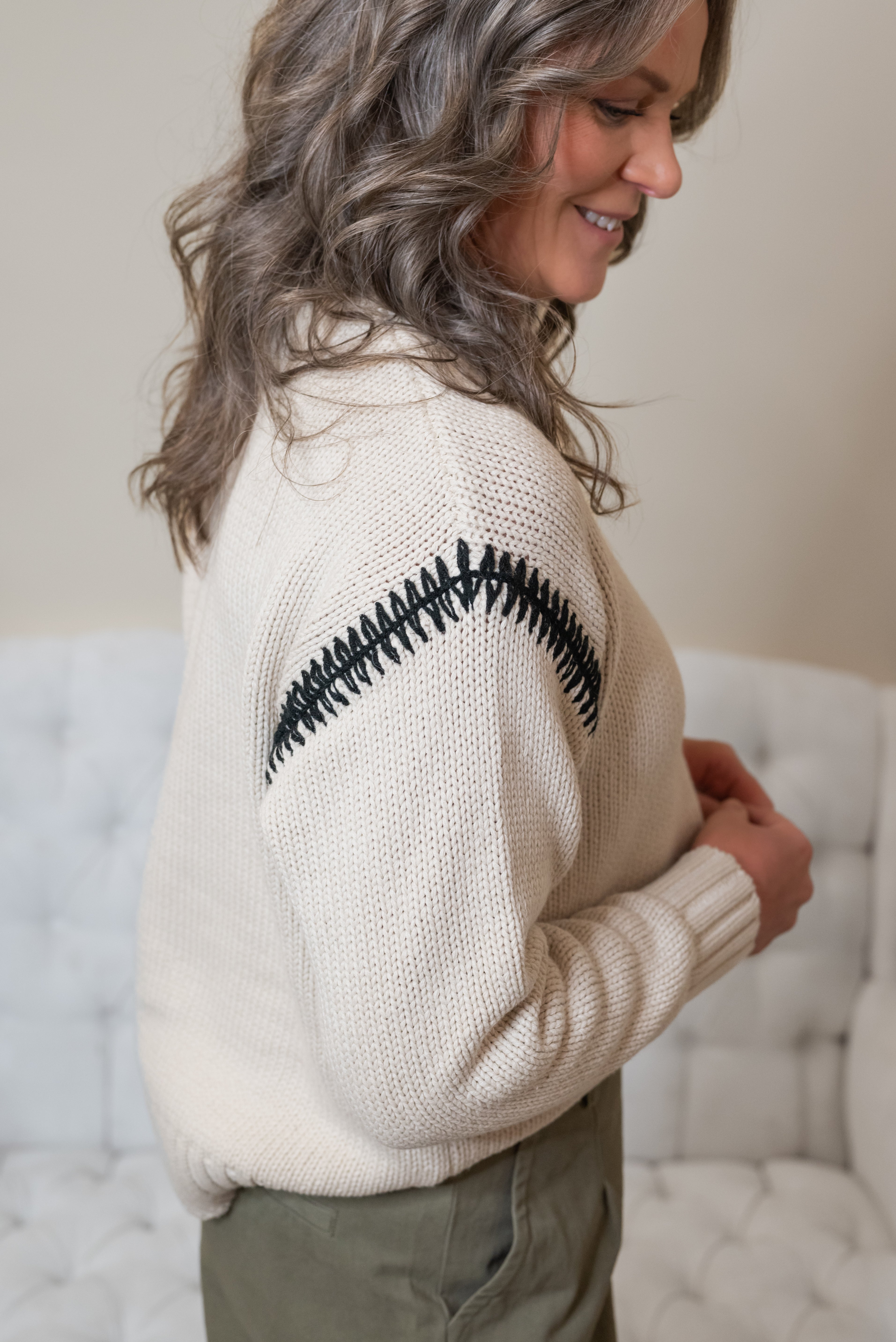 LIANA STITCH SWEATER