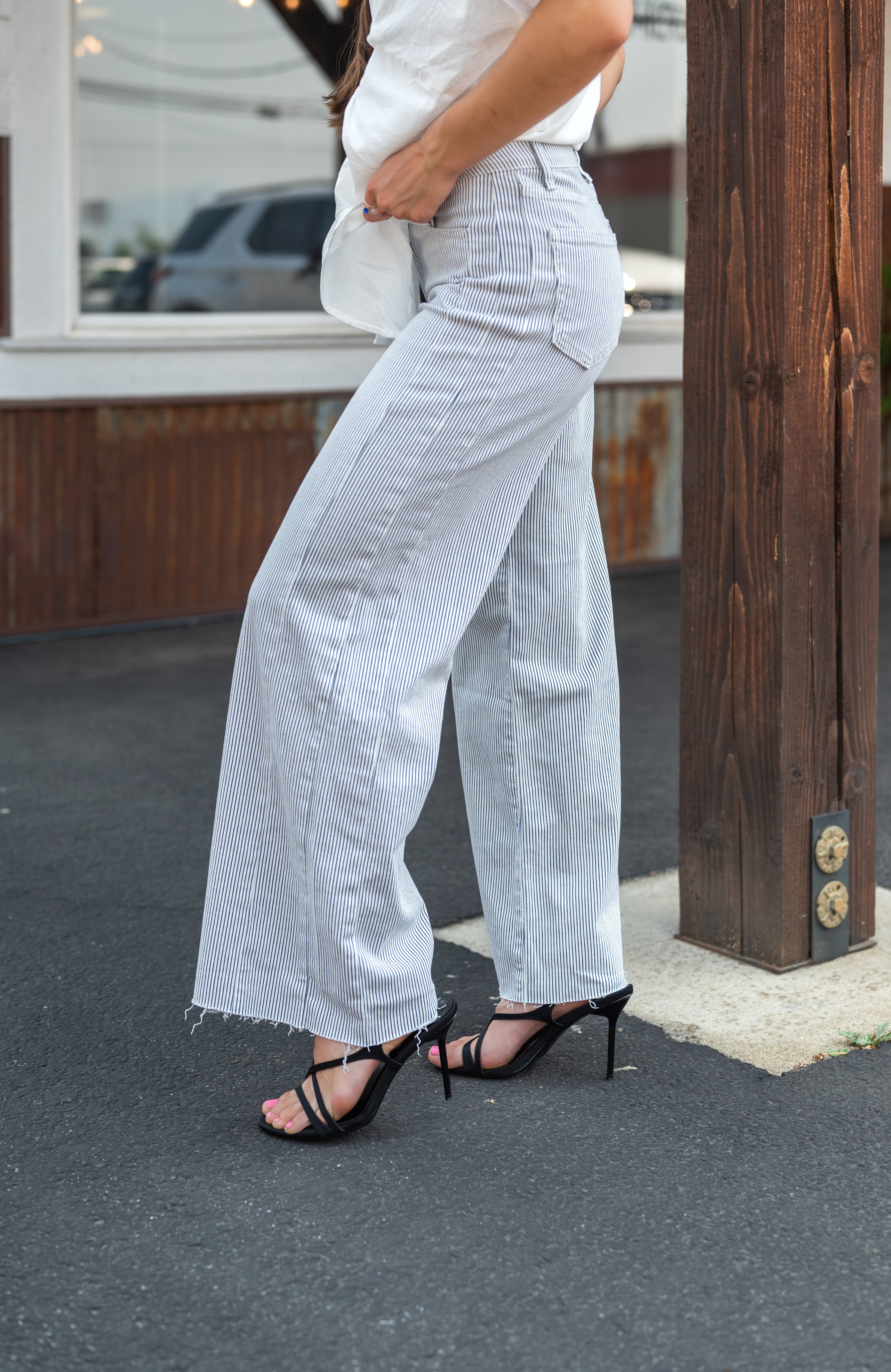 RAMA STRIPE WIDE LEG