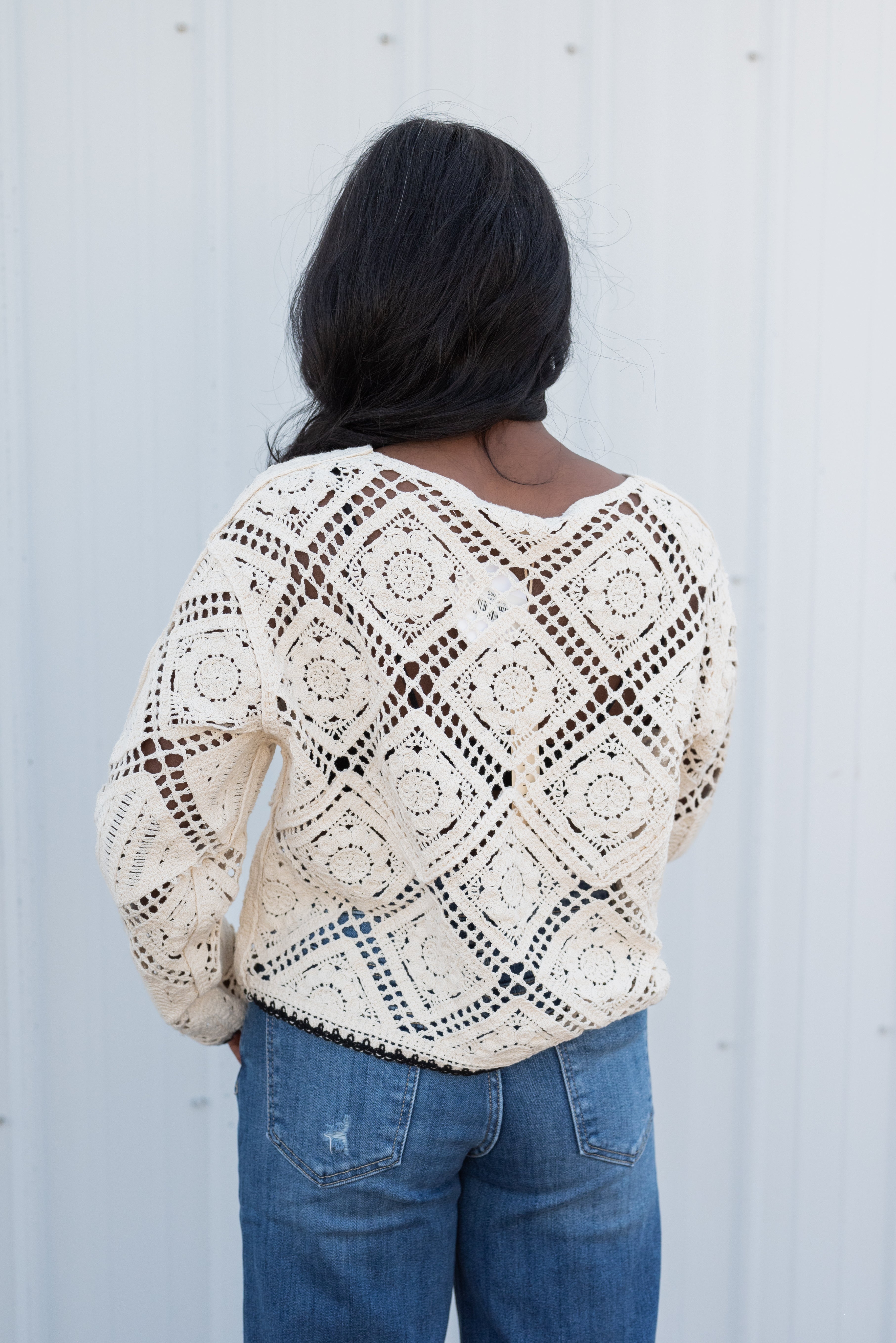 ASHLYN CROCHET TOP