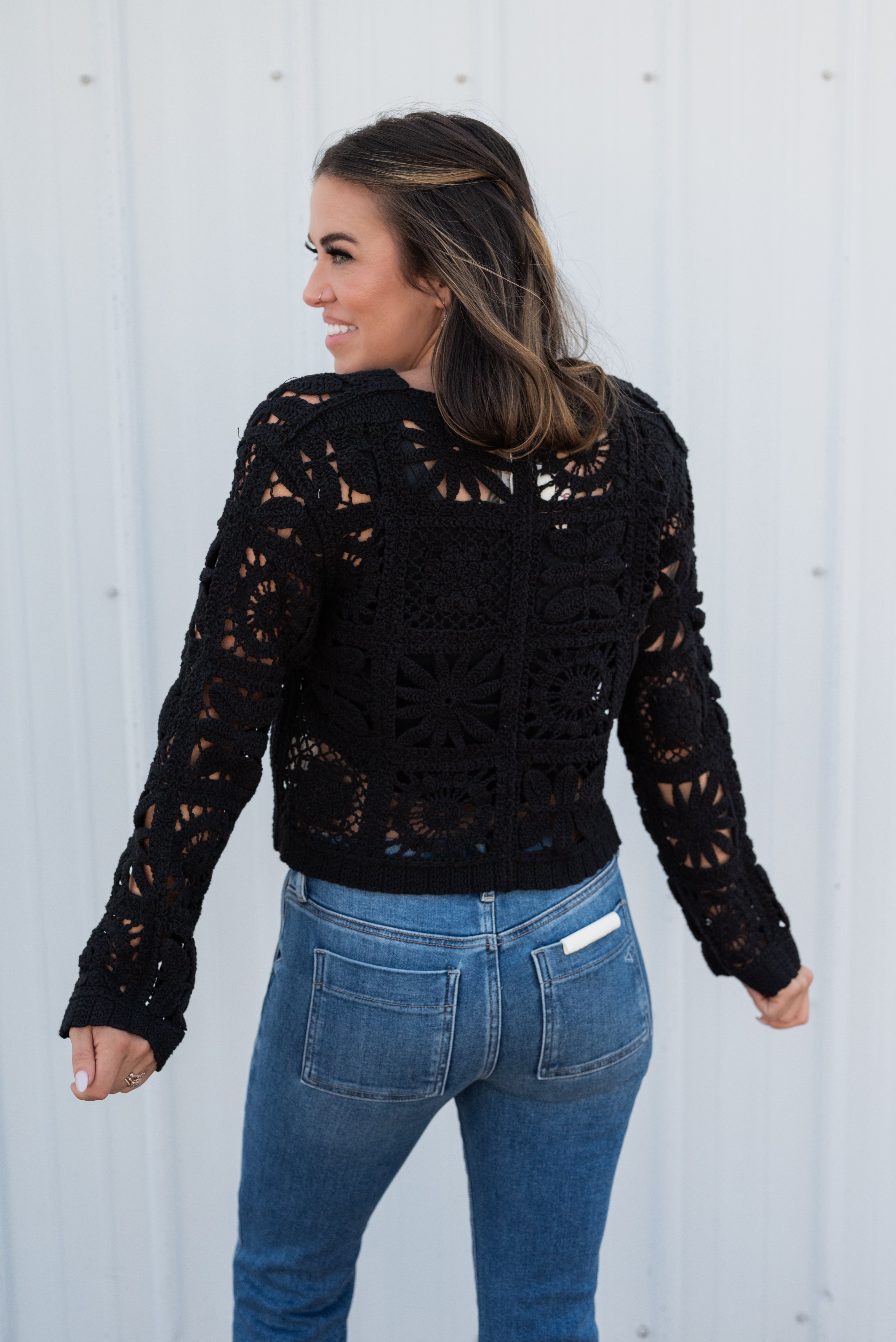 CHANTAL CROCHET CARDIGAN