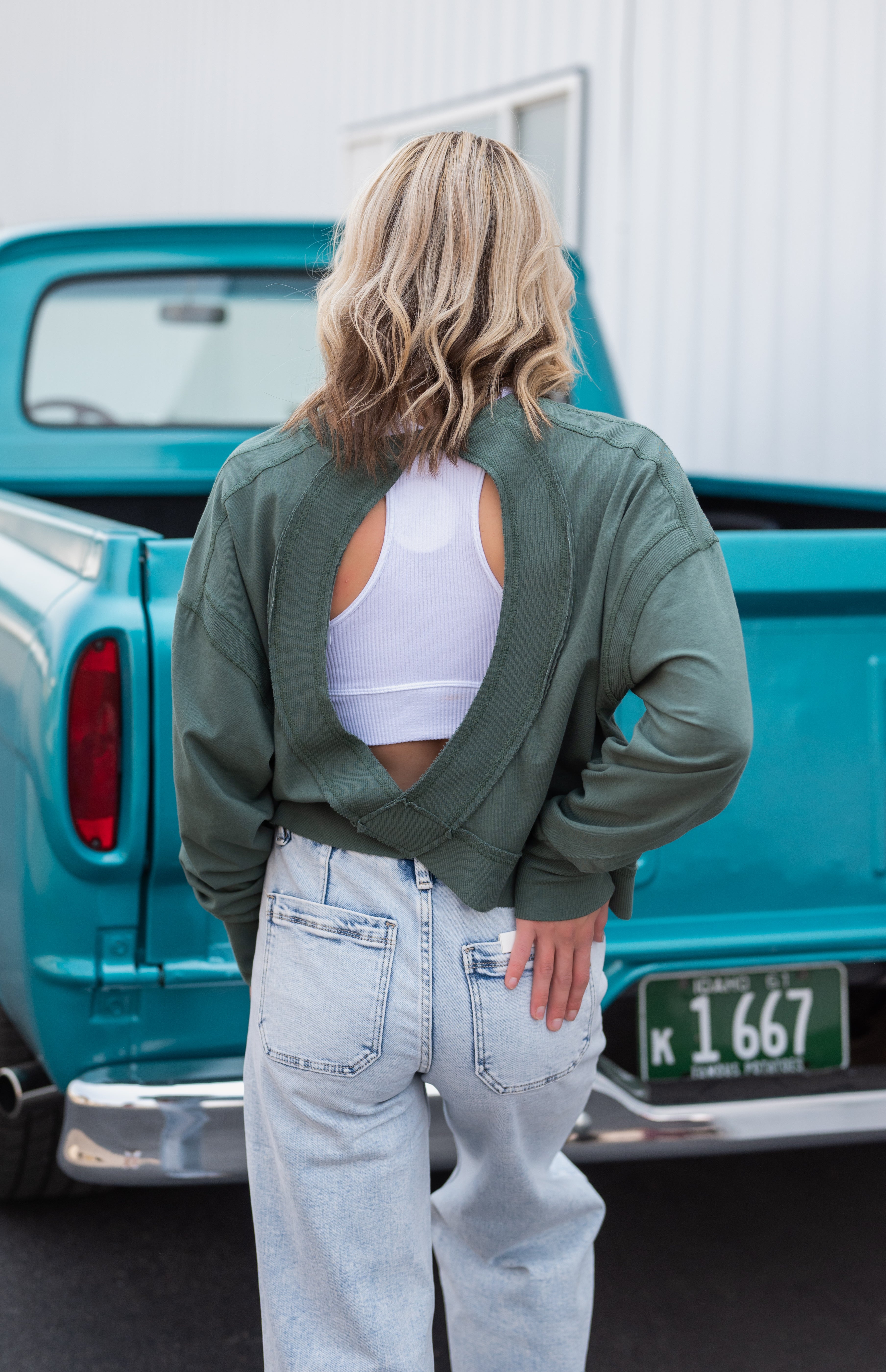 MAXINE OPEN BACK TOP