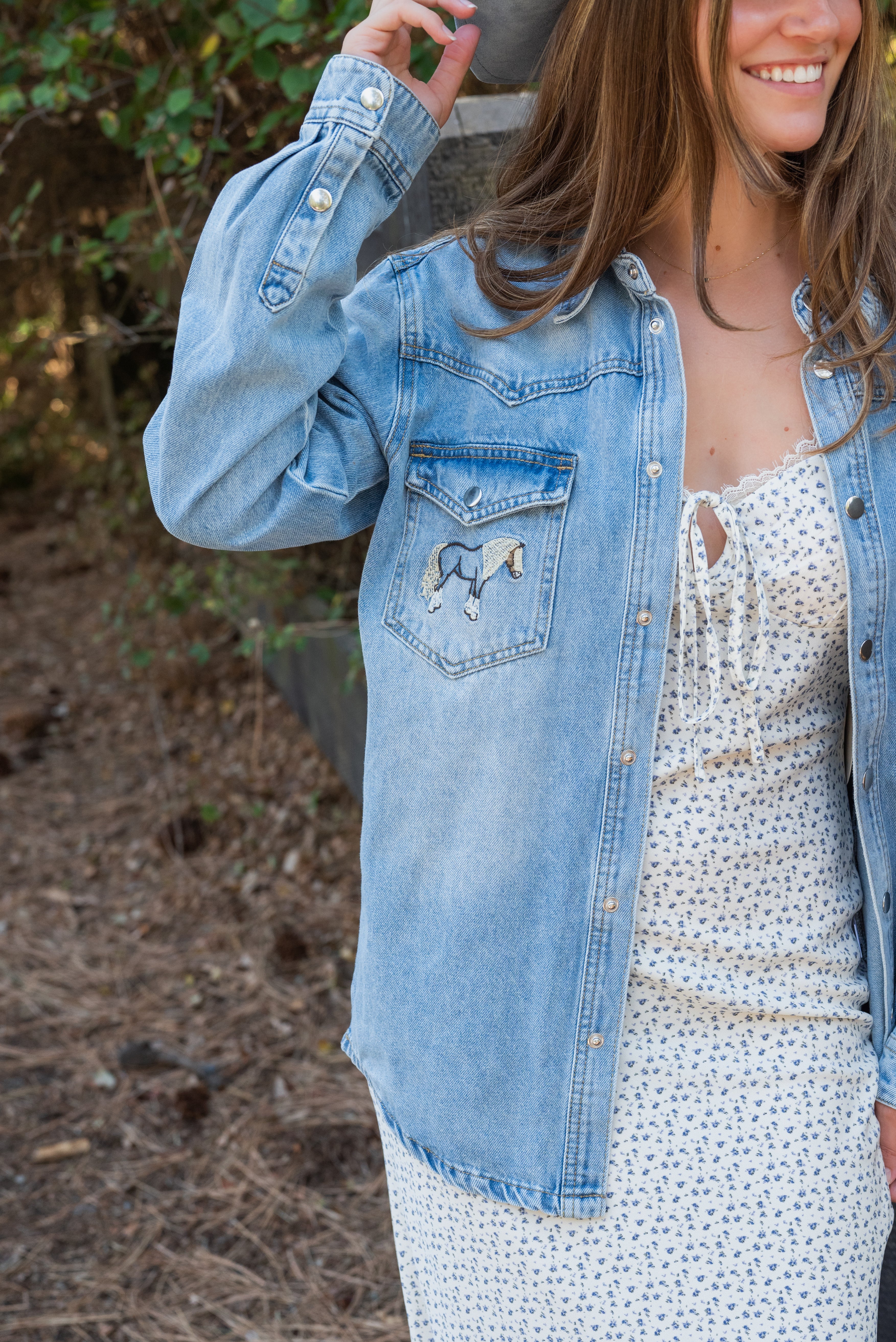 HORSE EMBROIDERED JACKET