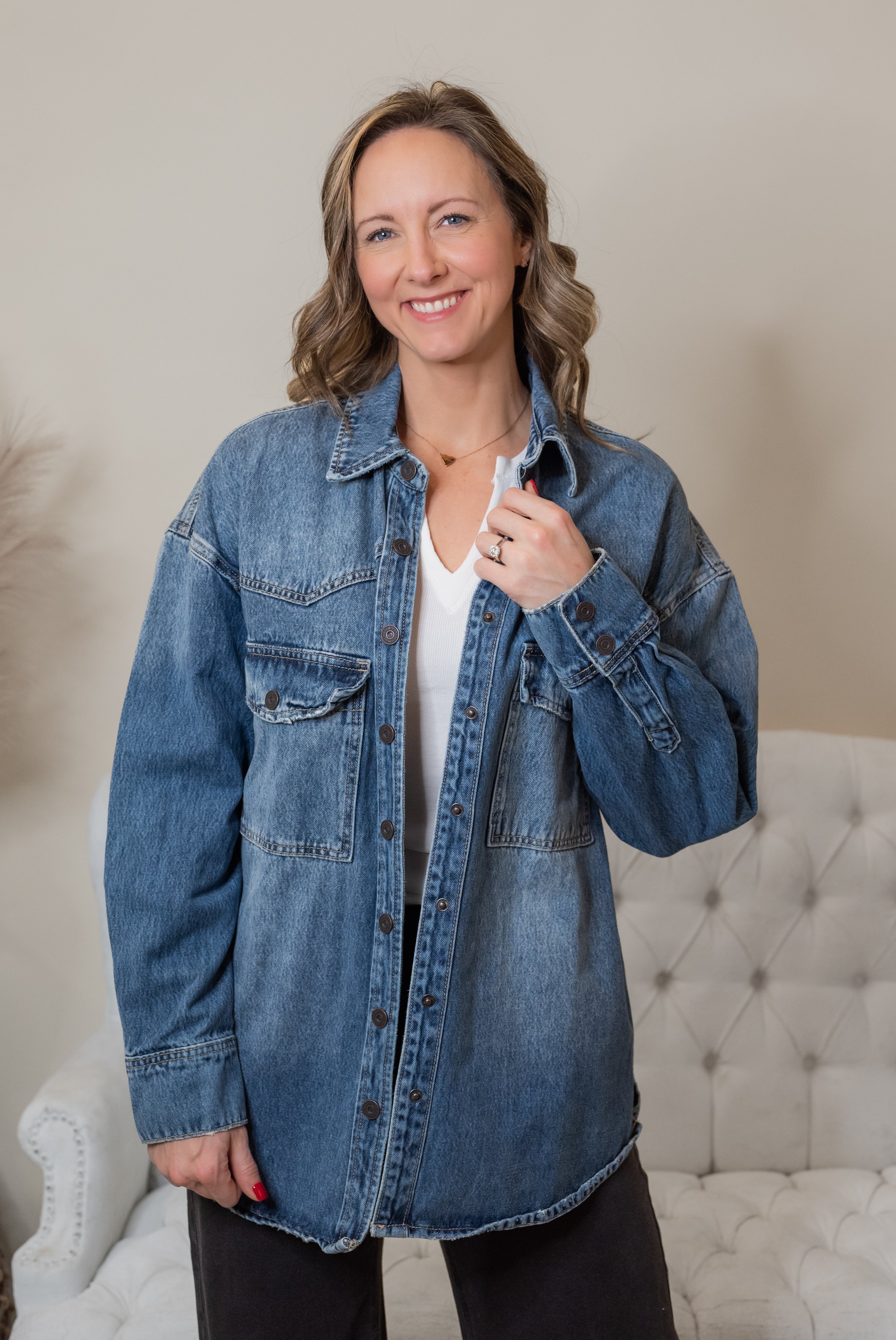 JAYLEE WESTERN DENIM JACKET