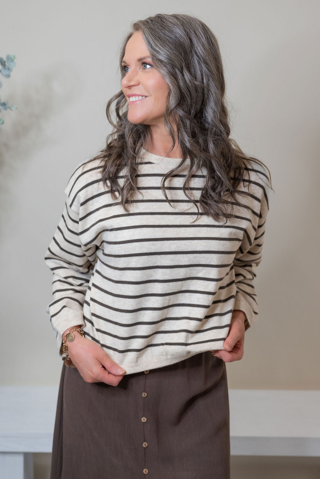 KRISTINE STRIPED TOP