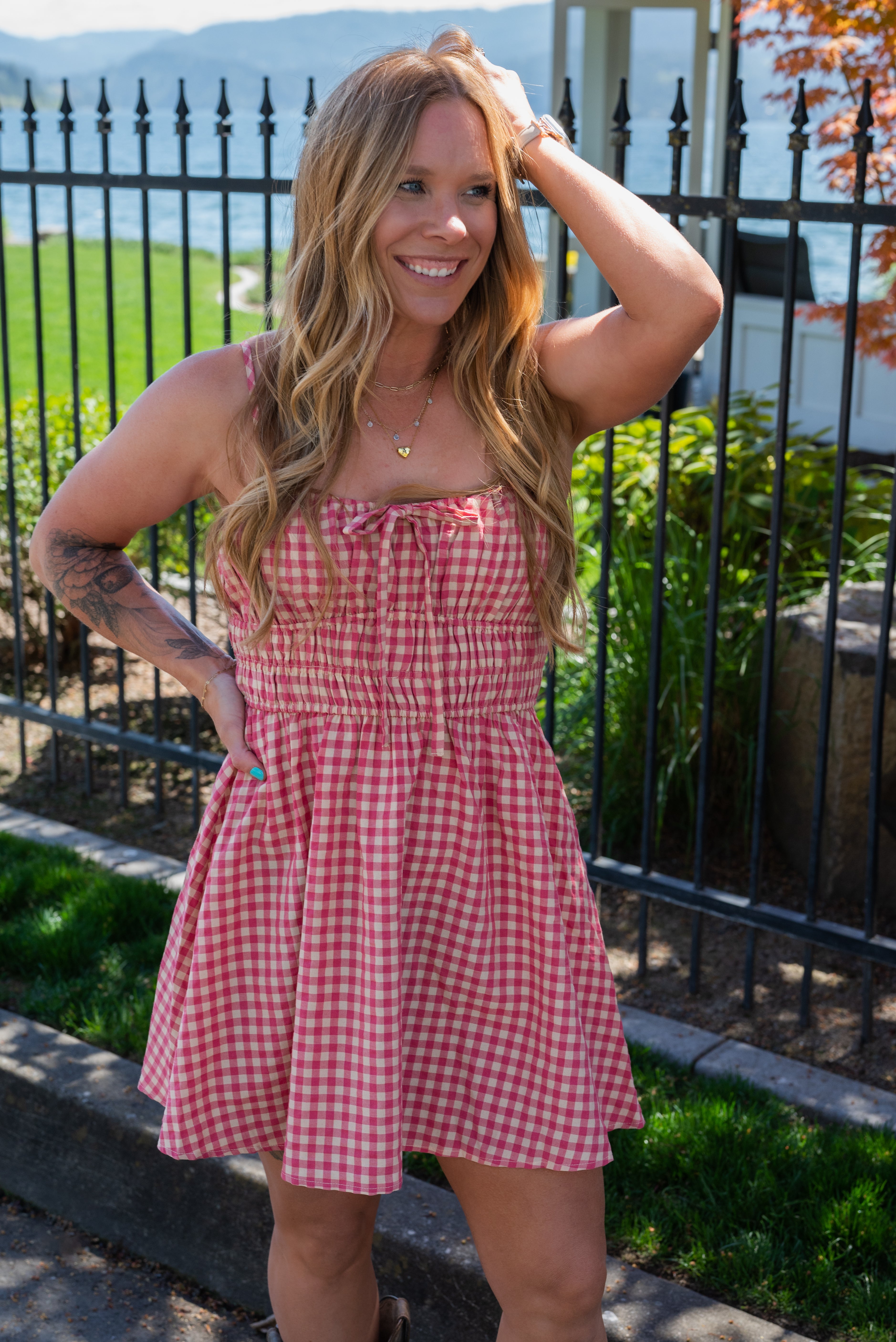 Cherry Basket Mini Dress