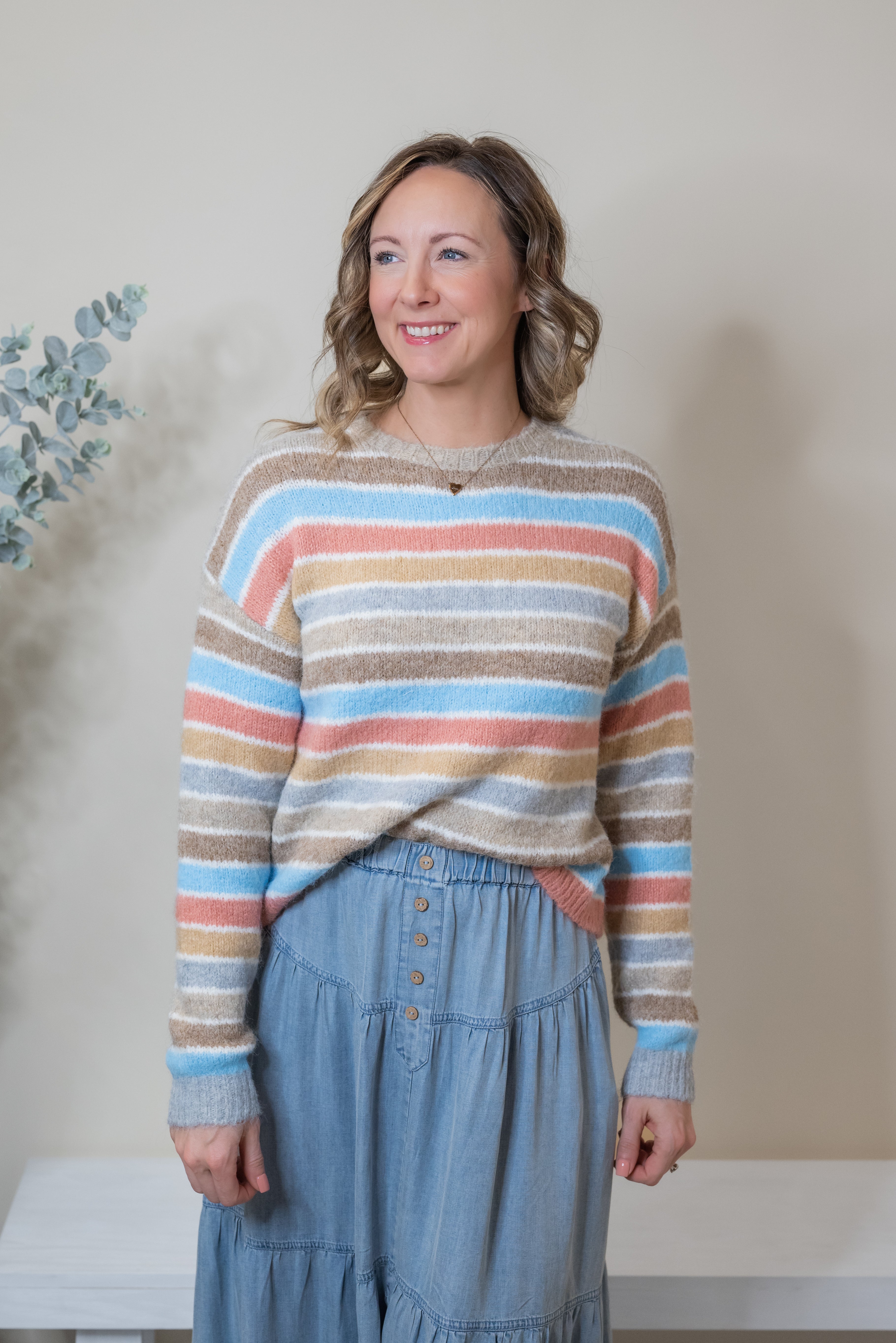 TISDALE STRIPE SWEATER