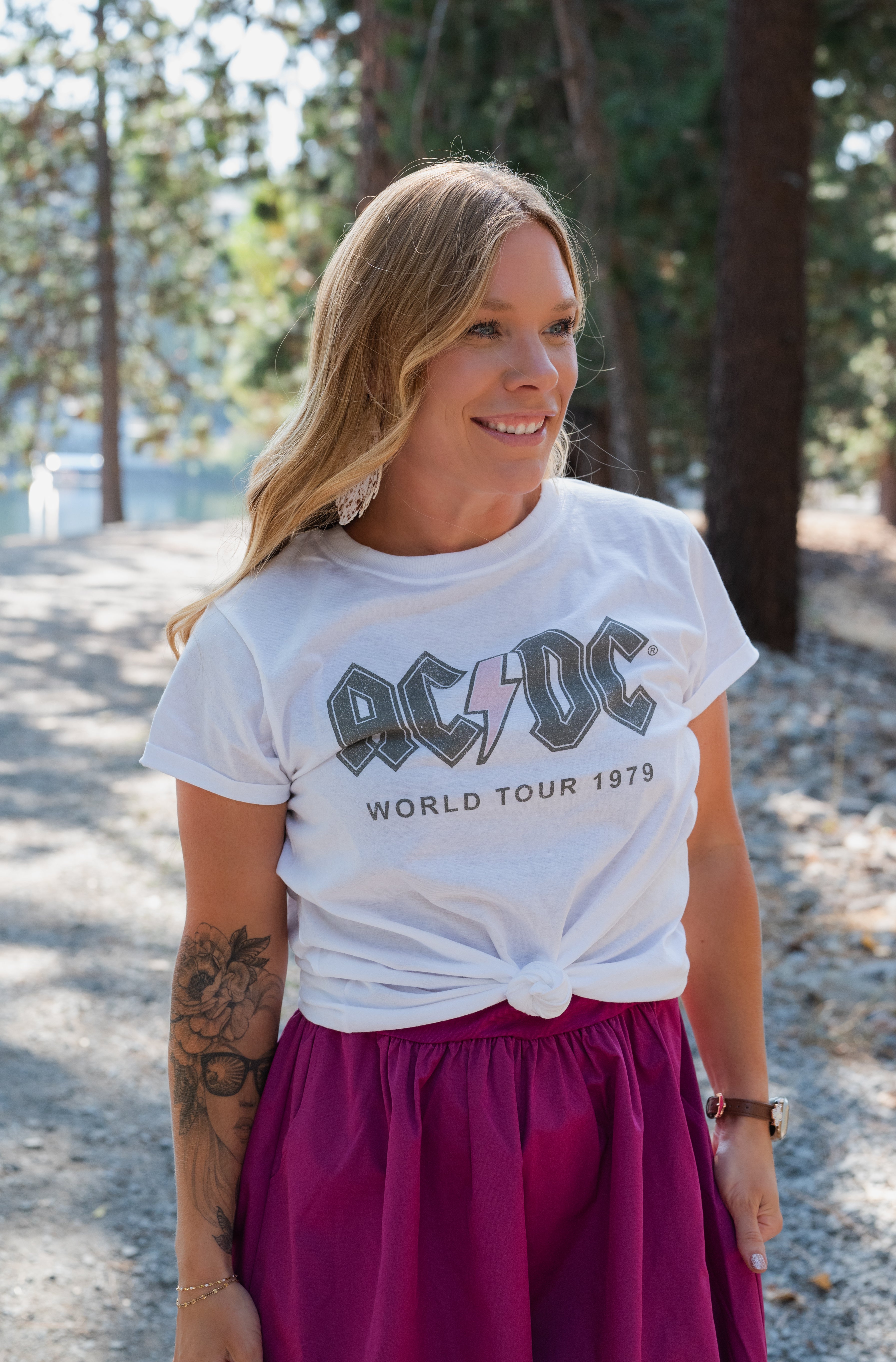 AC/DC World Tour 1979 Rock N Roll Tee