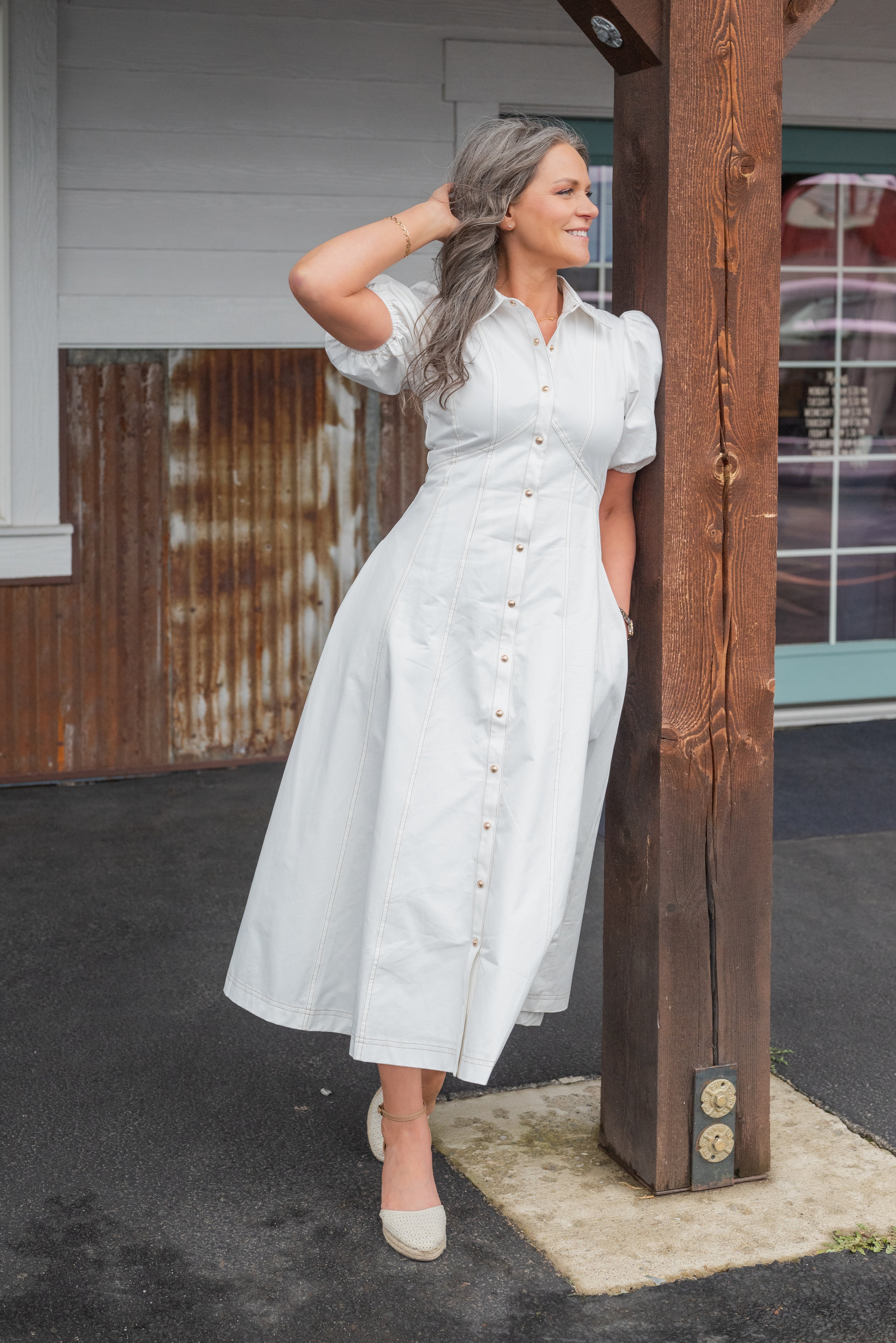 JACEY COLLARED DRESS