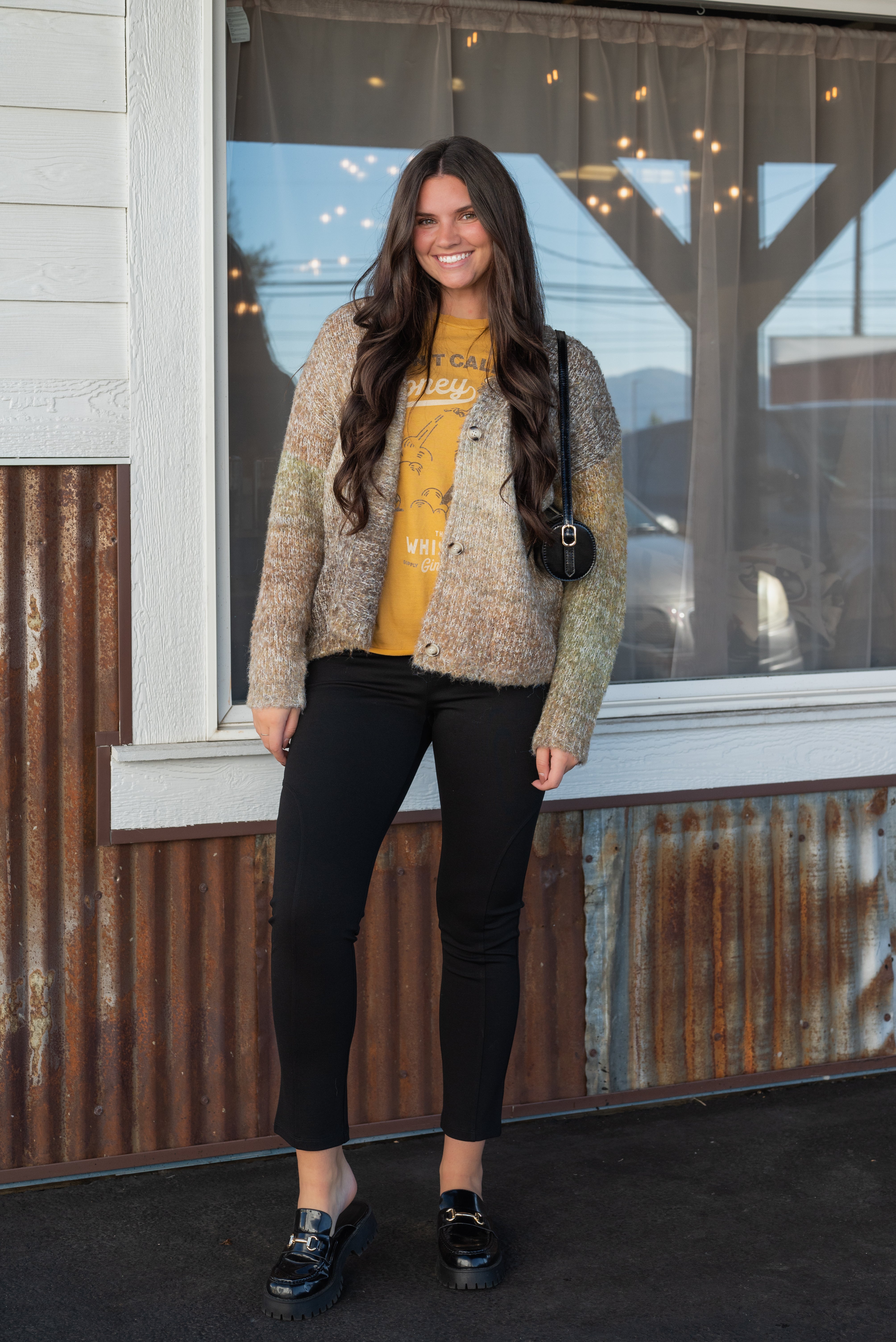 SMILEY OMBRE CARDIGAN