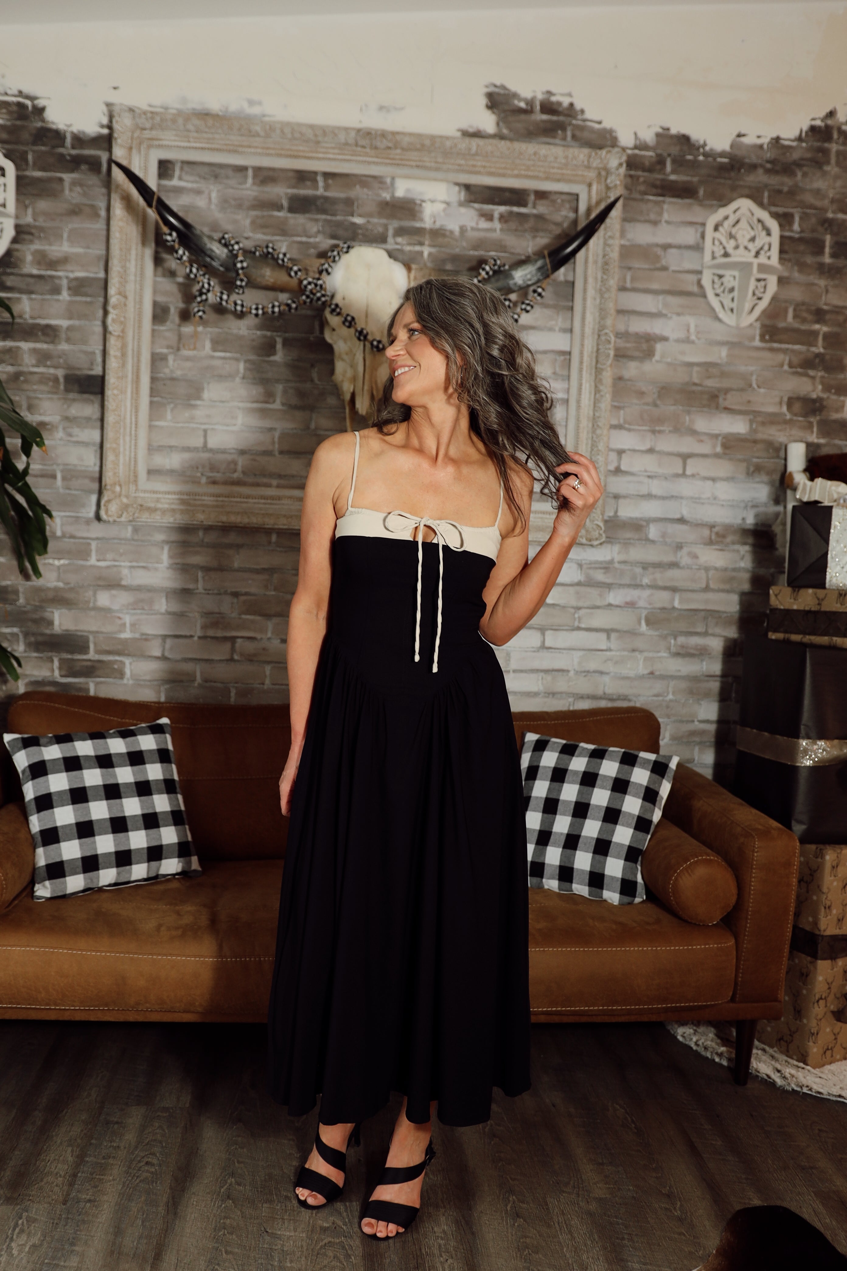 ANTONIA PLEATED DRESS