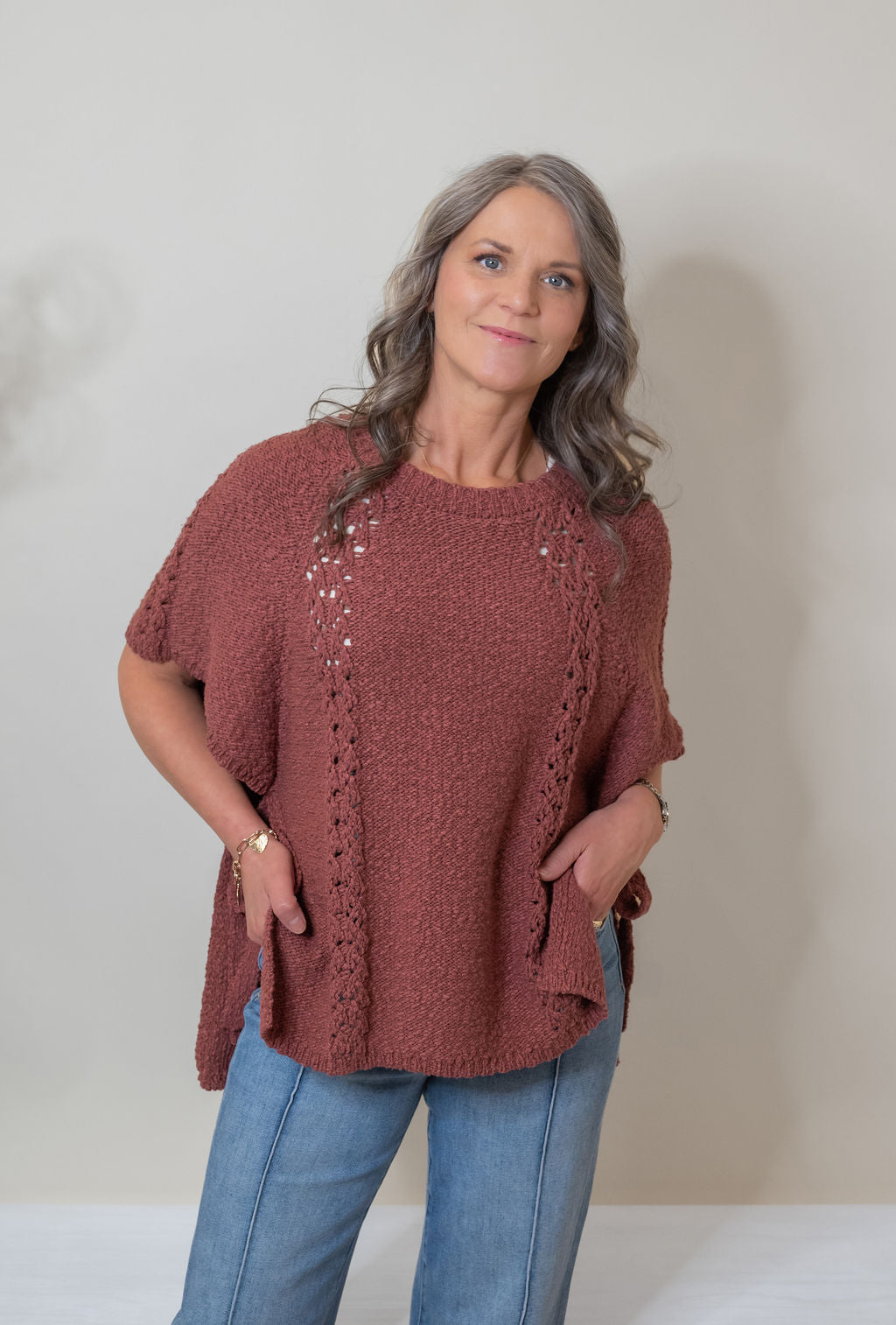 WATTS SWEATER PONCHO