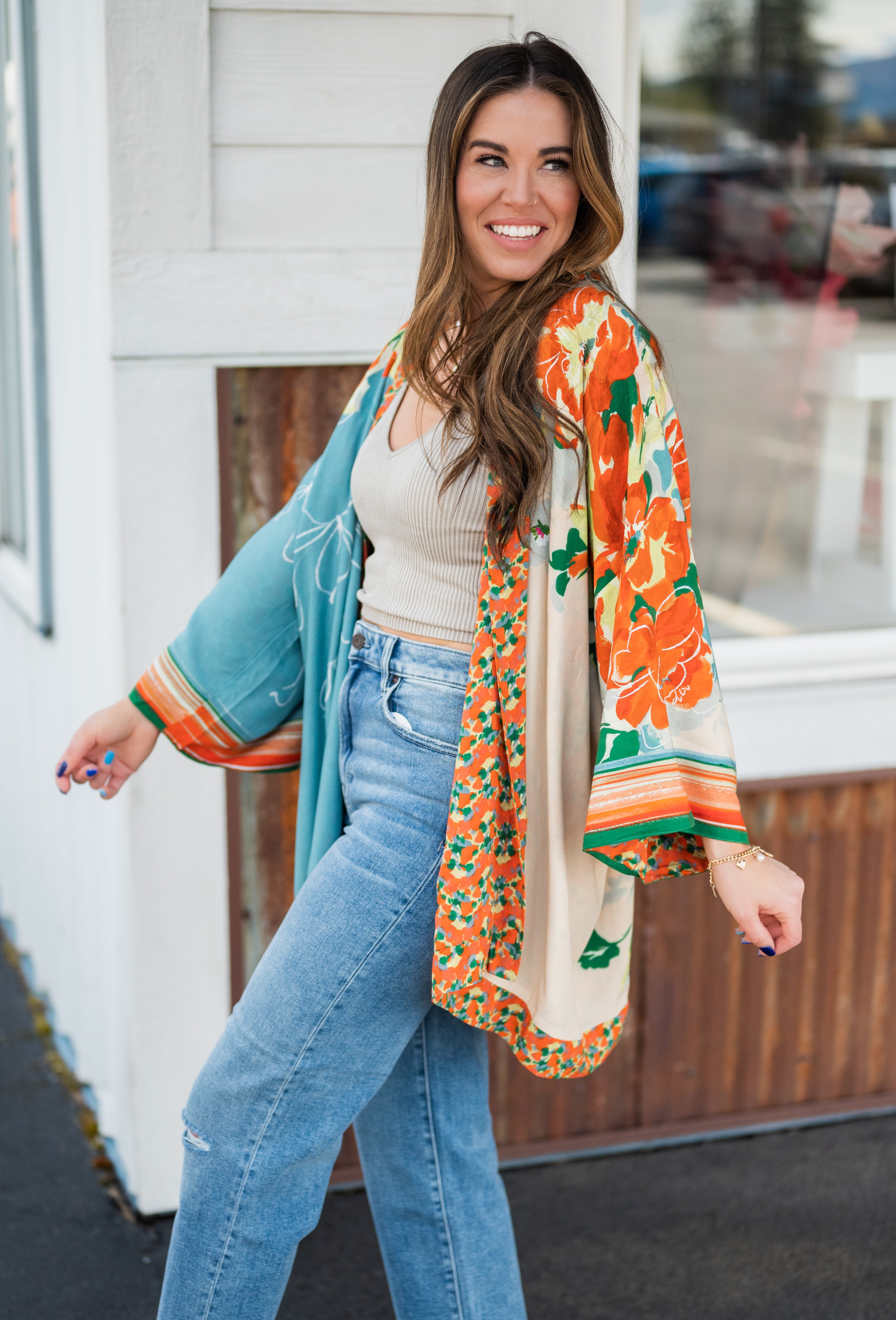 NATALIE REVERSIBLE KIMONO