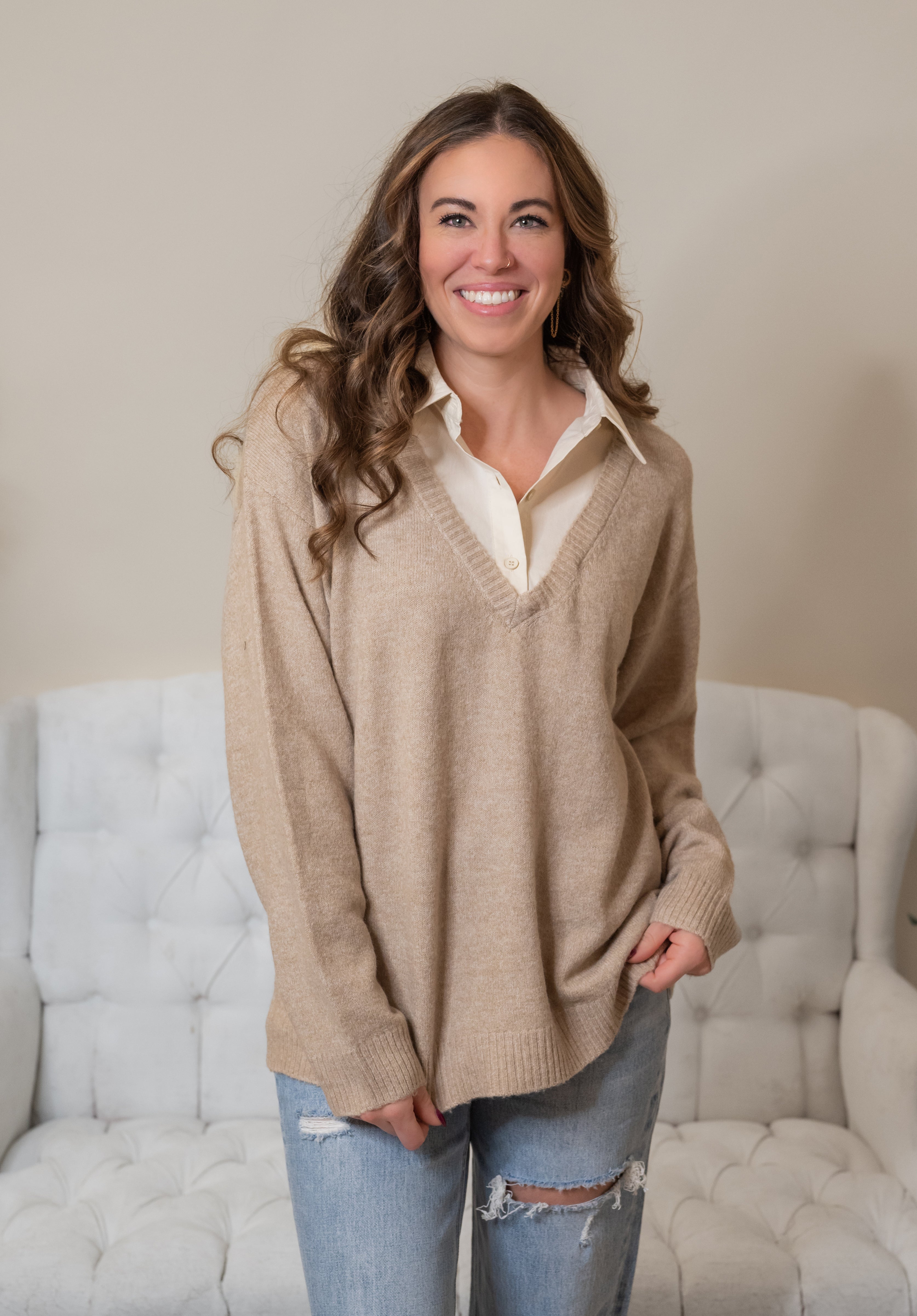 DAVENPORT SWEATER TOP