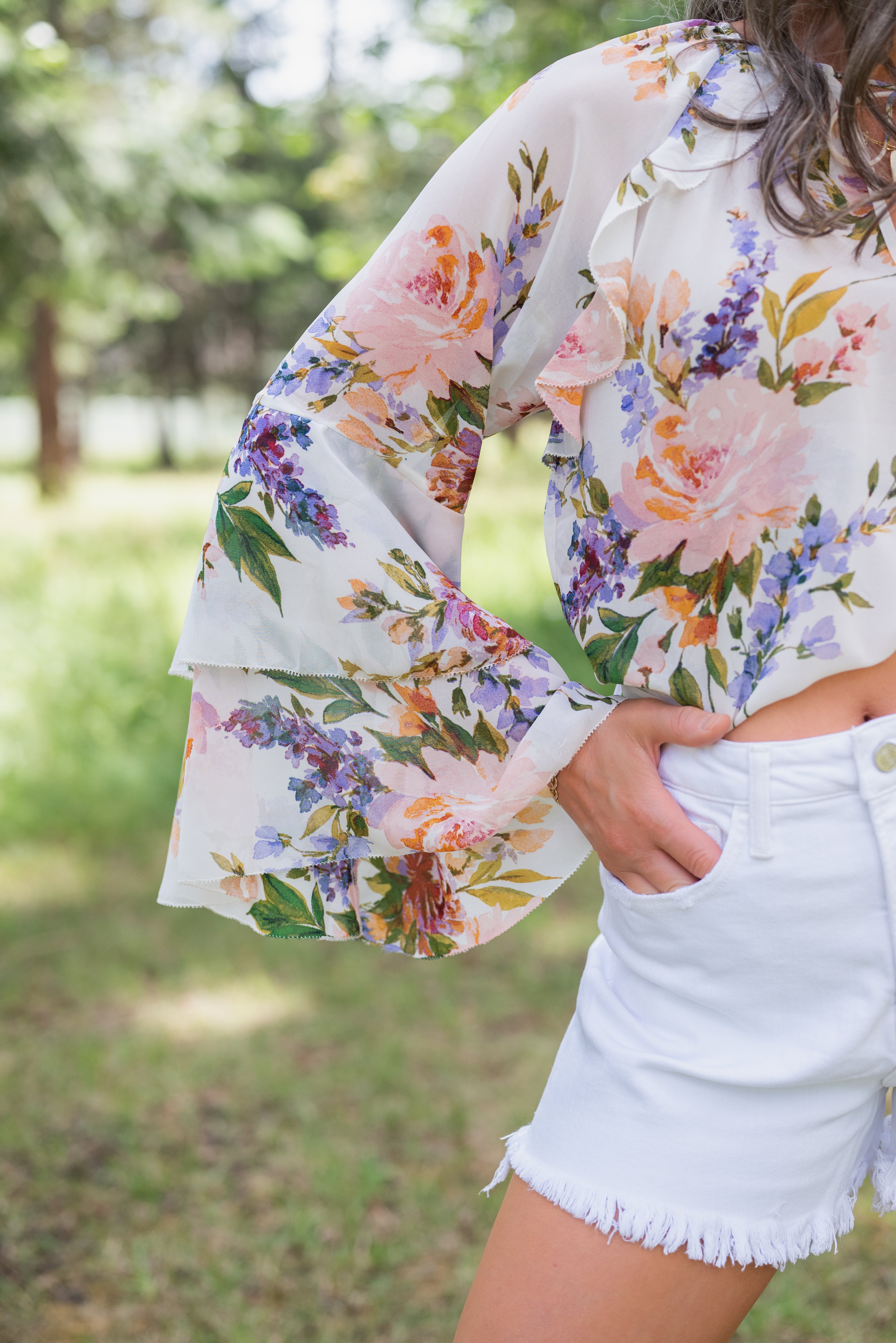 ROBYN BELL SLV BLOUSE
