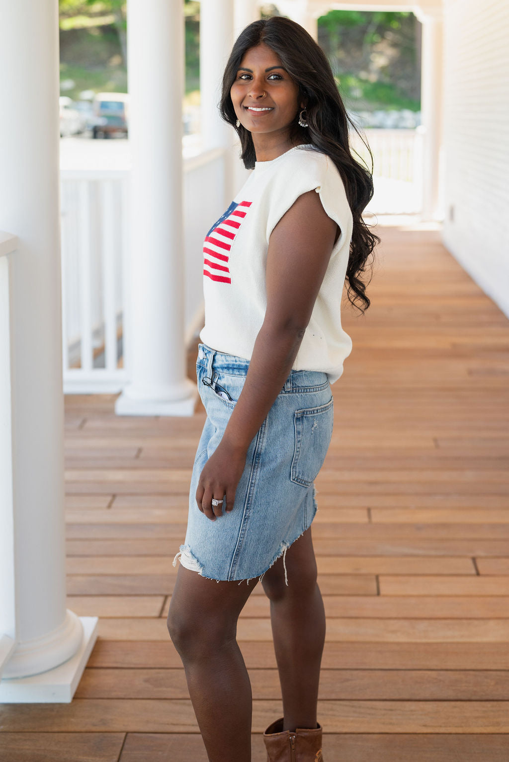 AMERICAN DREAM FLAG SWEATER