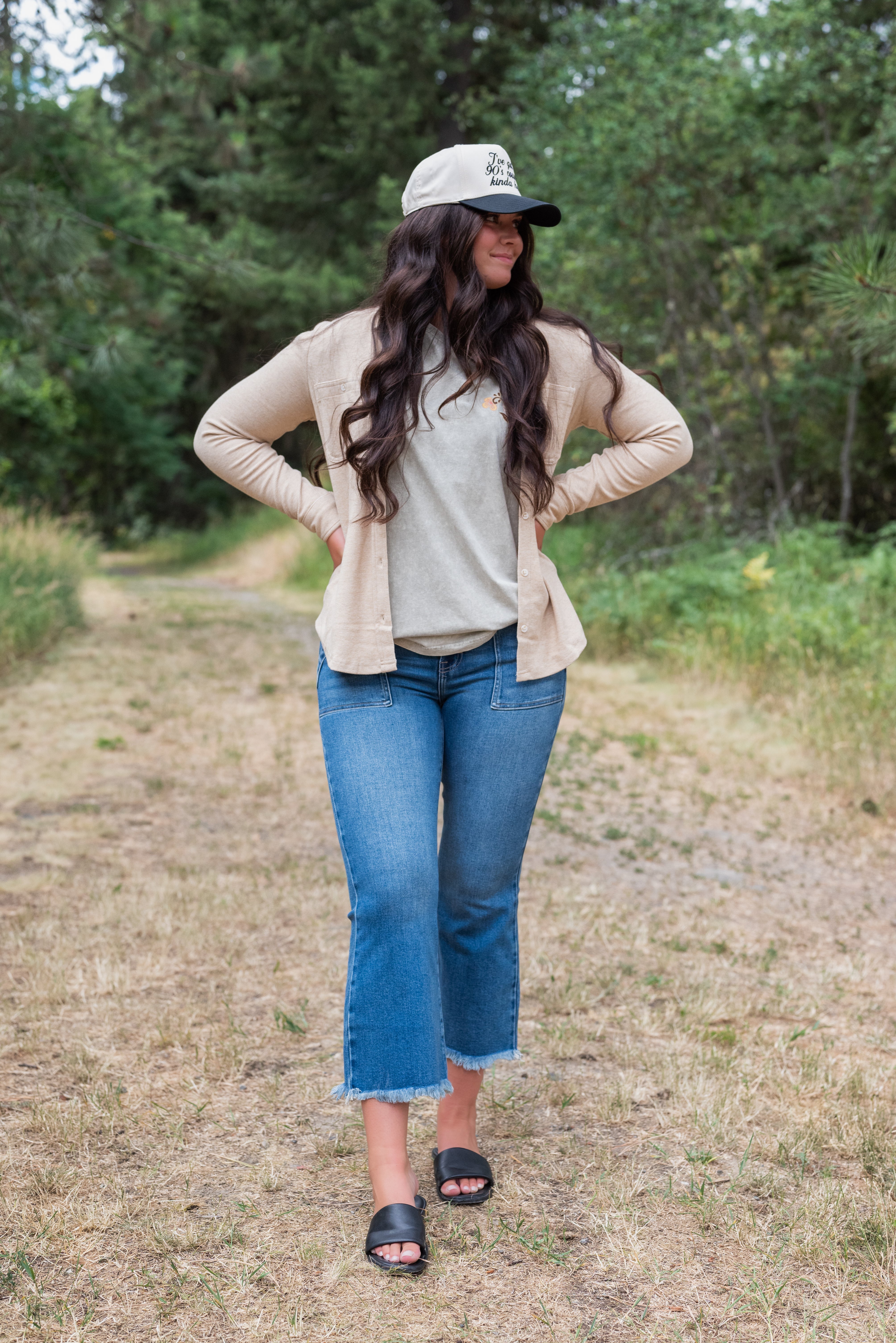 TERESA CARGO CROPPED FLARE