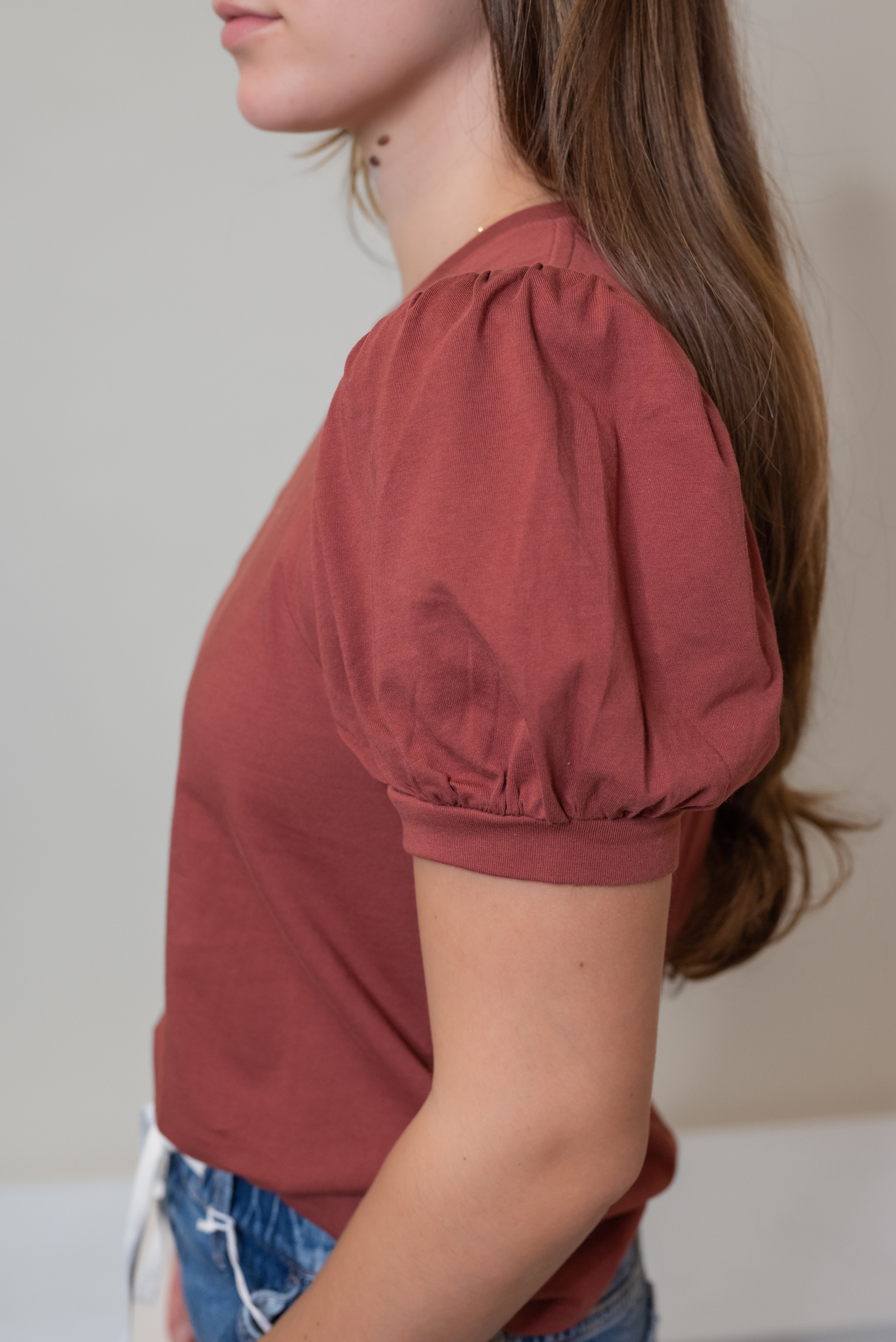 GERALYN PUFF SLV TOP