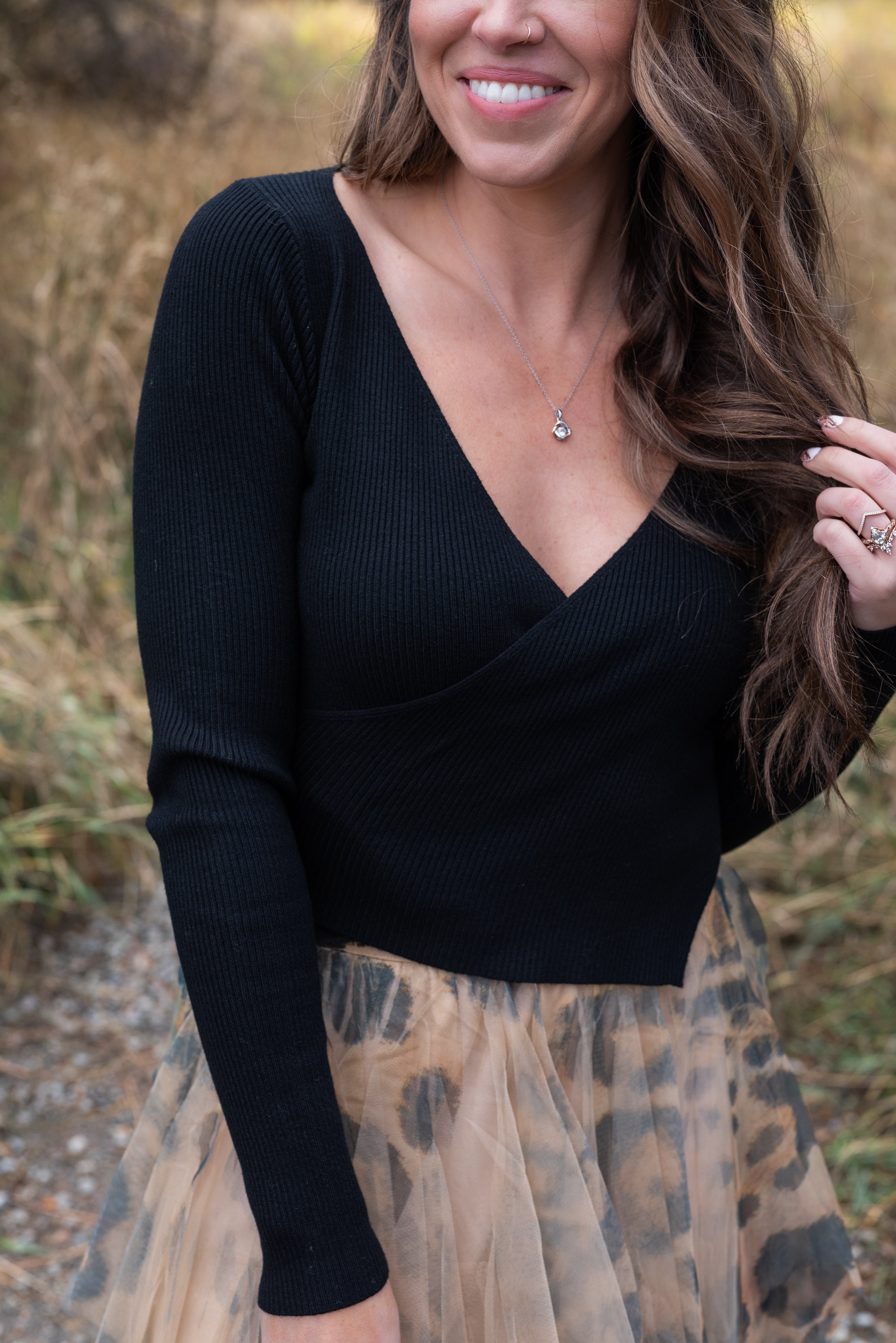 HEAVEN WRAP SWEATER